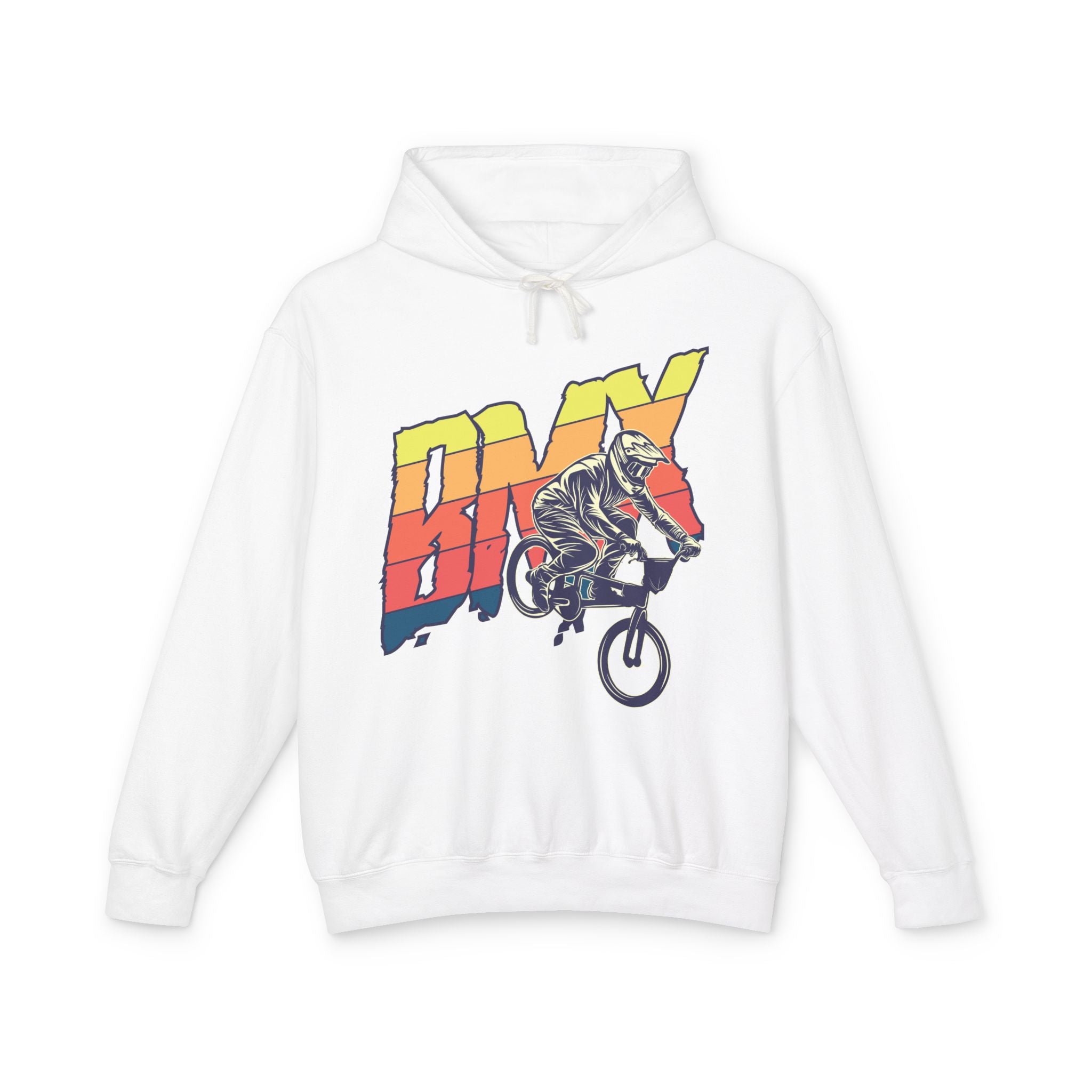 Rad- BMX Vintage Rider Hoodie — Retro BMX Sweatshirt for Cyclists & Fans
