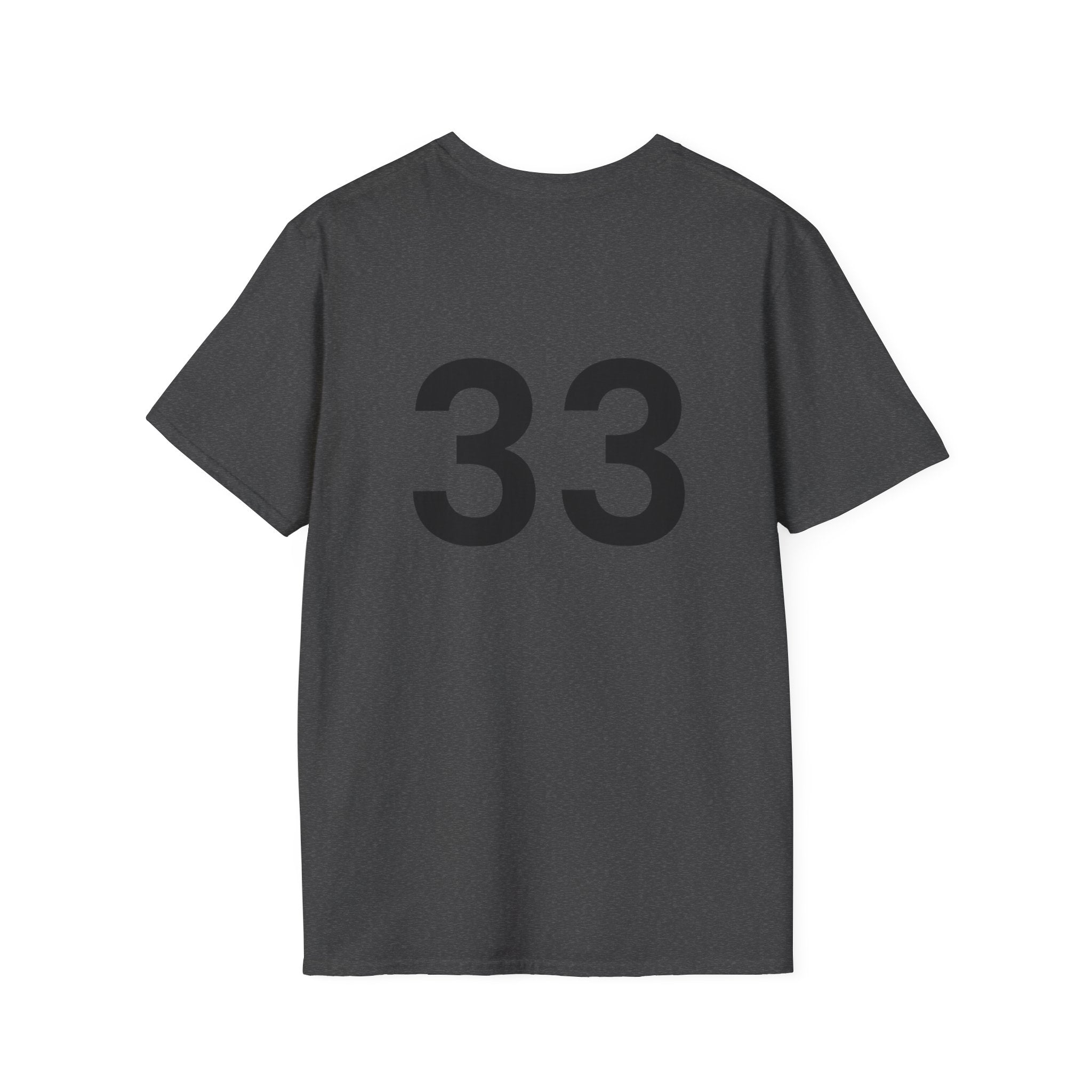 Rad- Life T-Shirt — Motocross Rider Tee with Back Number 33