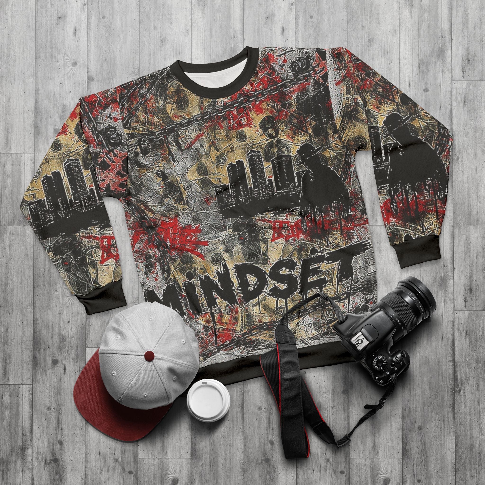 Mindset- Sweatshirt — Urban Street Art All-Over Print