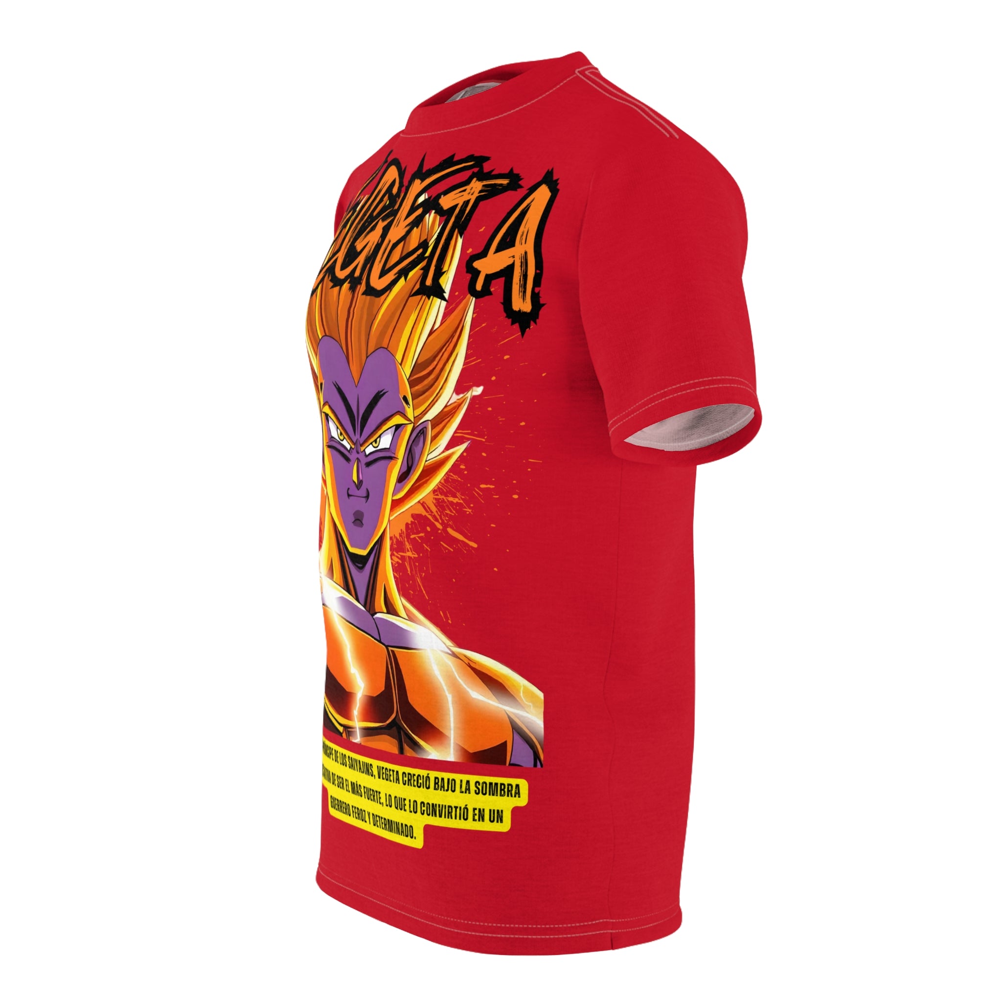 Dragon-Vegeta Anime Graphic Tee — Super Saiyan Full-Print Dragon Ball Shirt