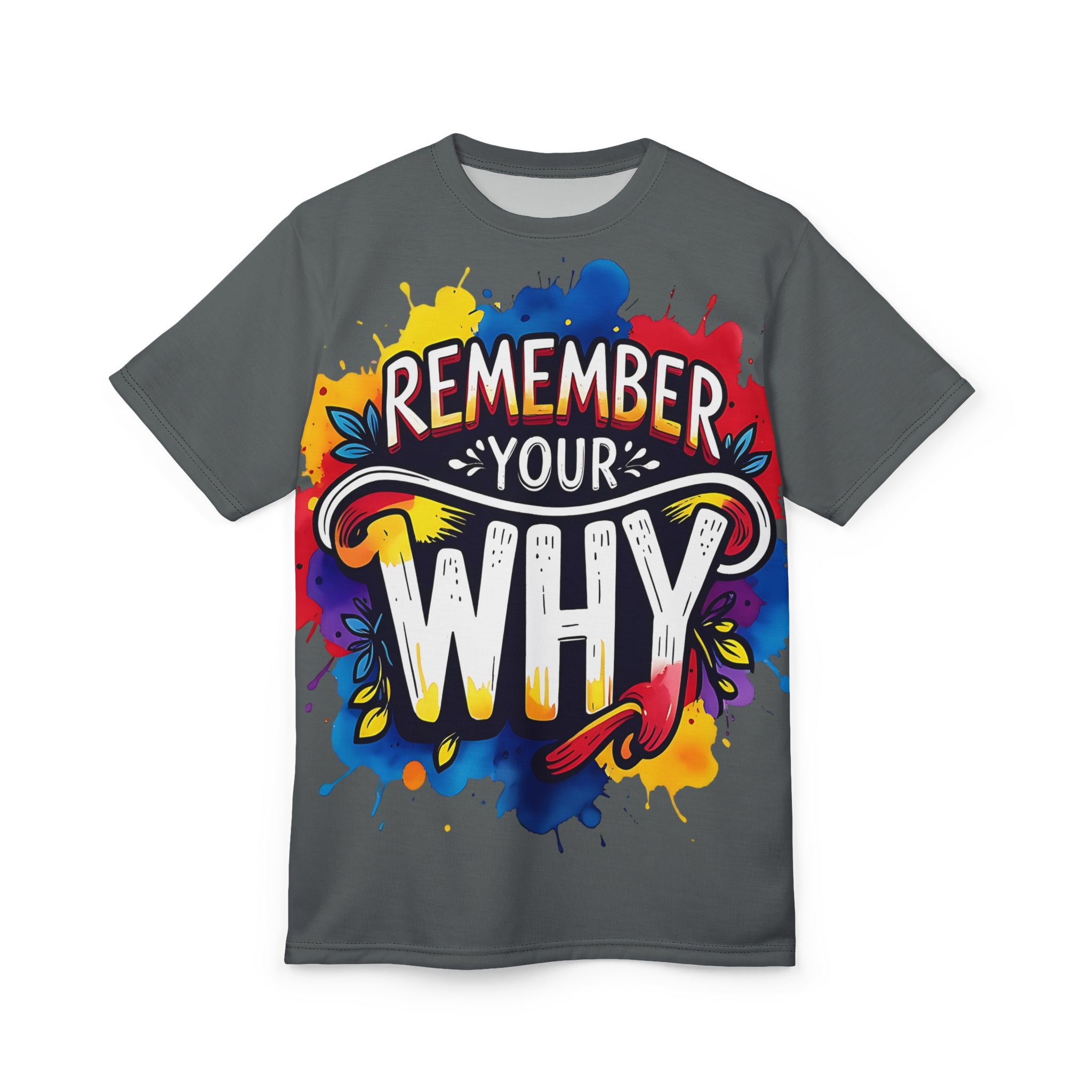 Streetwear-Remember Your Why T-Shirt — Motivational Graphic Tee for Inspiration & Fitness