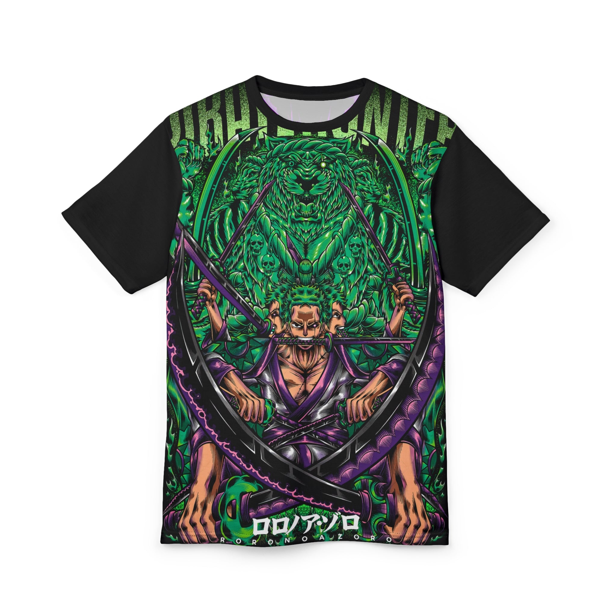 Anime- Pirate Captain Graphic Tee — All-Over Print