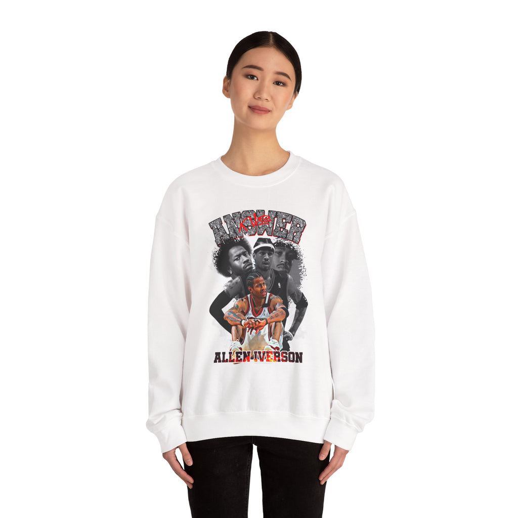 Retro-Allen Iverson Retro Crewneck Sweatshirt