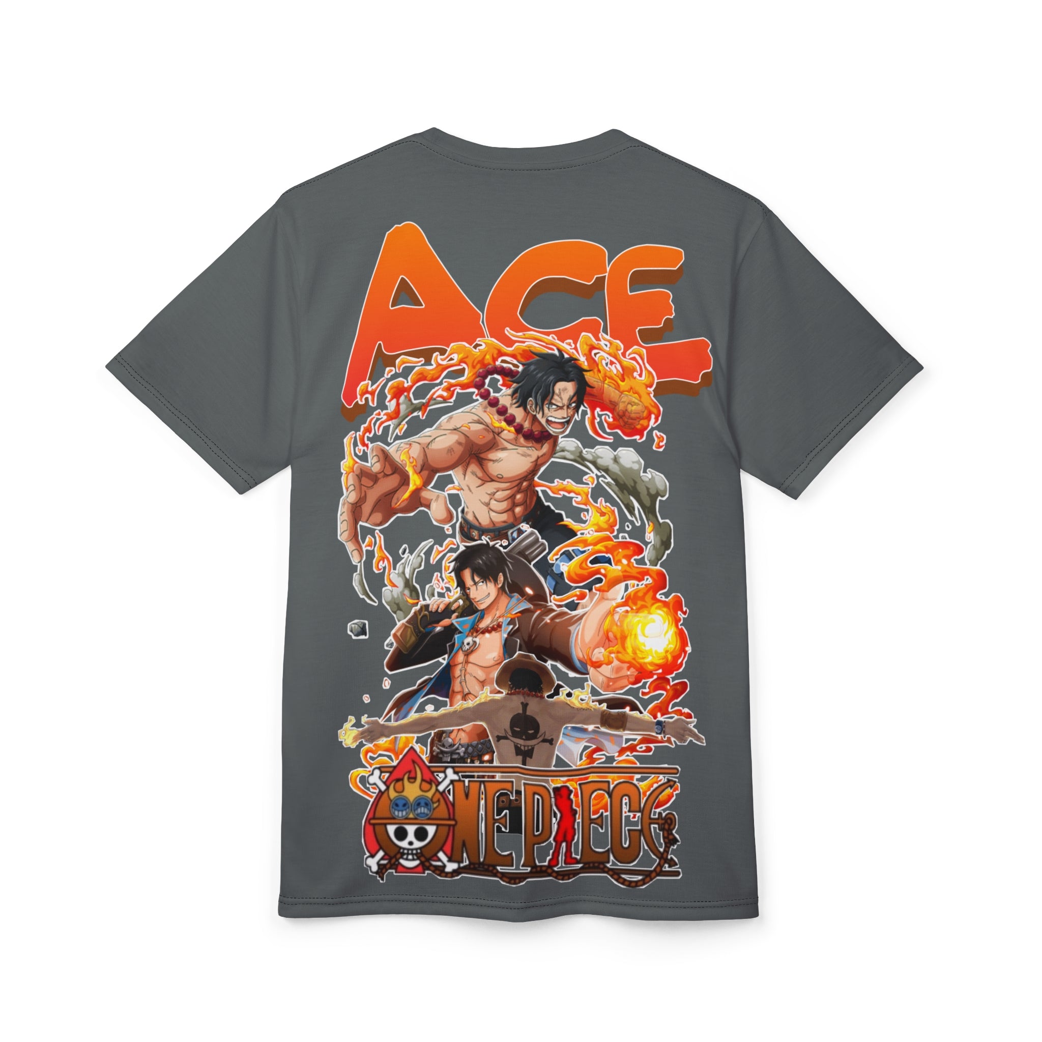Anime-Ace Flames Graphic Tee