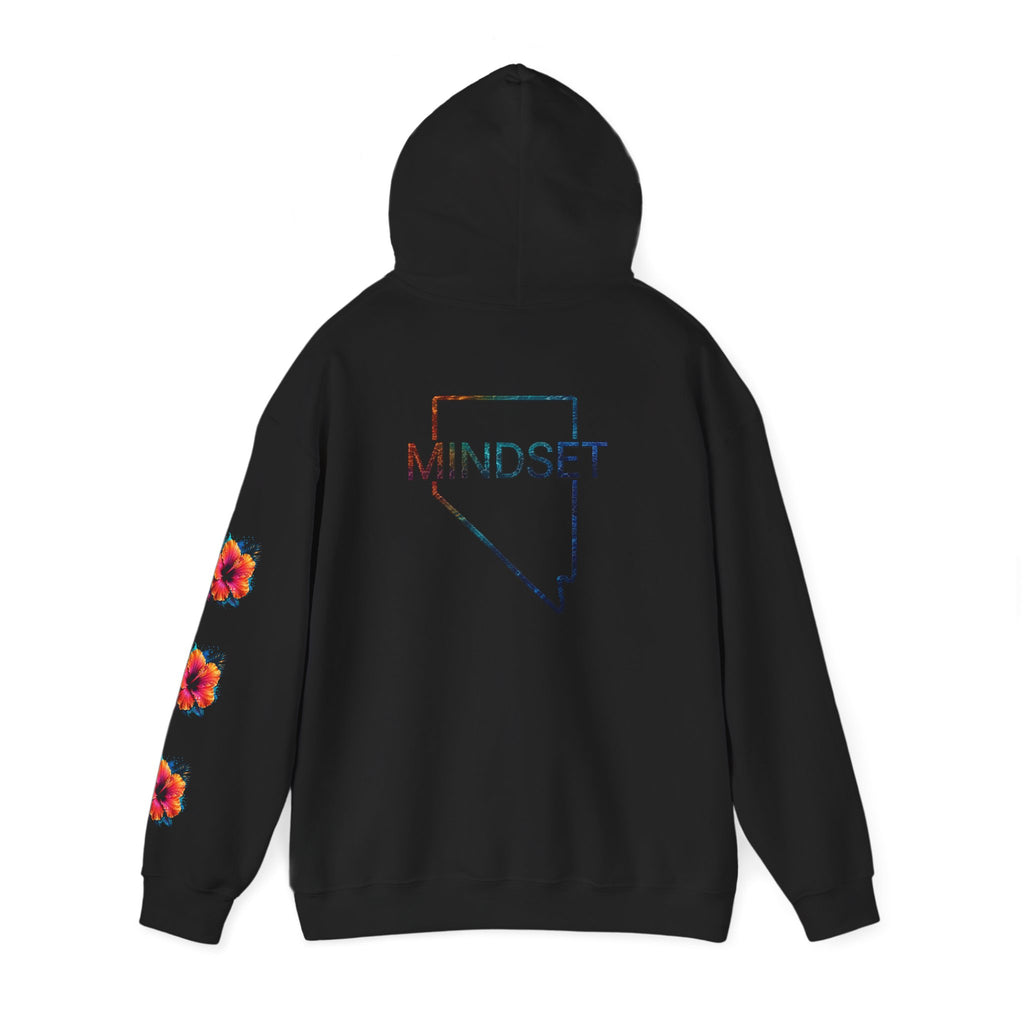Tiff-Mindset Nevada Floral Hoodie — ‘Dream Believe’ Graphic Pullover