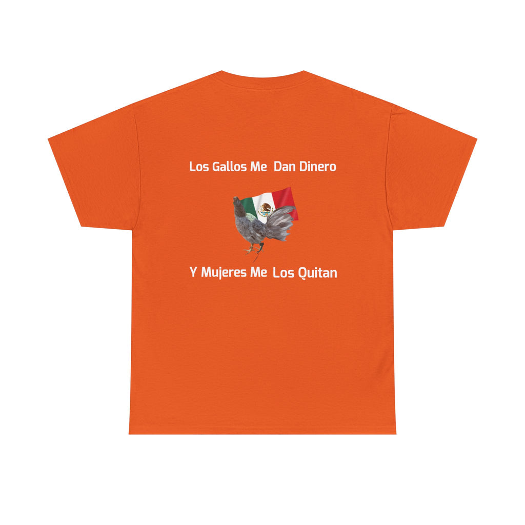 Henny-Gamefowl Tee — "Dro's Henny's Gamefarm" Mexican Flag Rooster Shirt