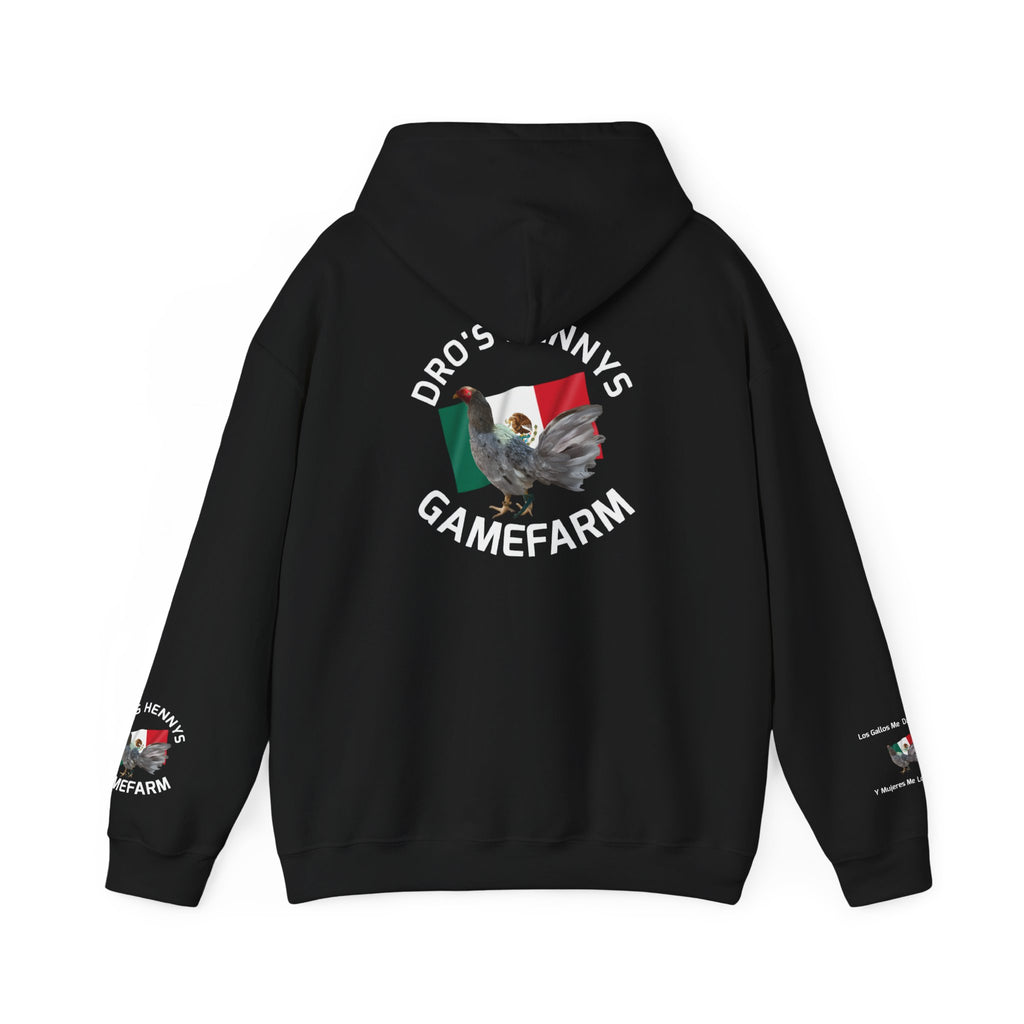 Henny-Gamefarm Hoodie — Dro's Kenny's Logo Sweatshirt (Mexican Flag)