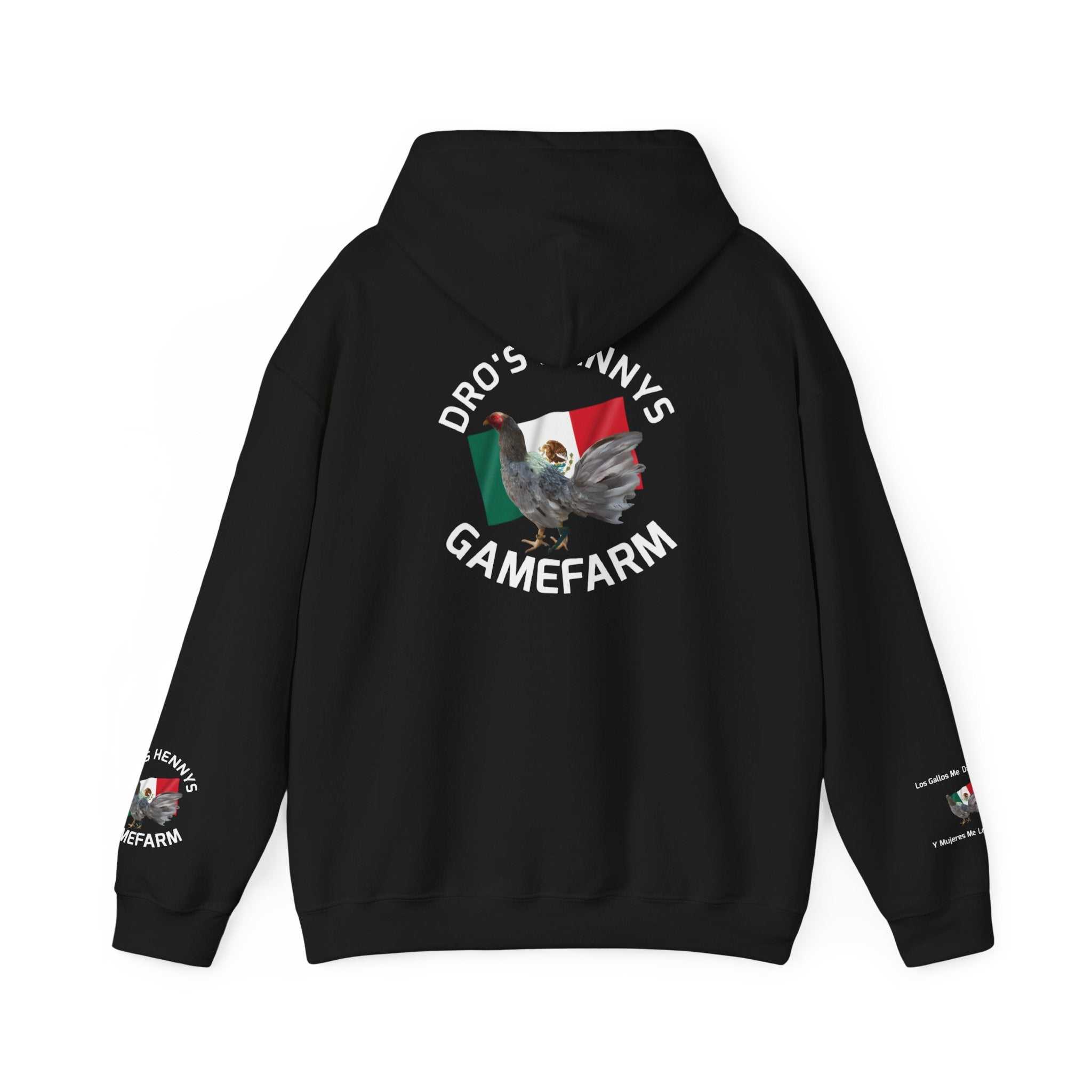 Henny-Gamefarm Hoodie — Dro's Kenny's Logo Sweatshirt (Mexican Flag)