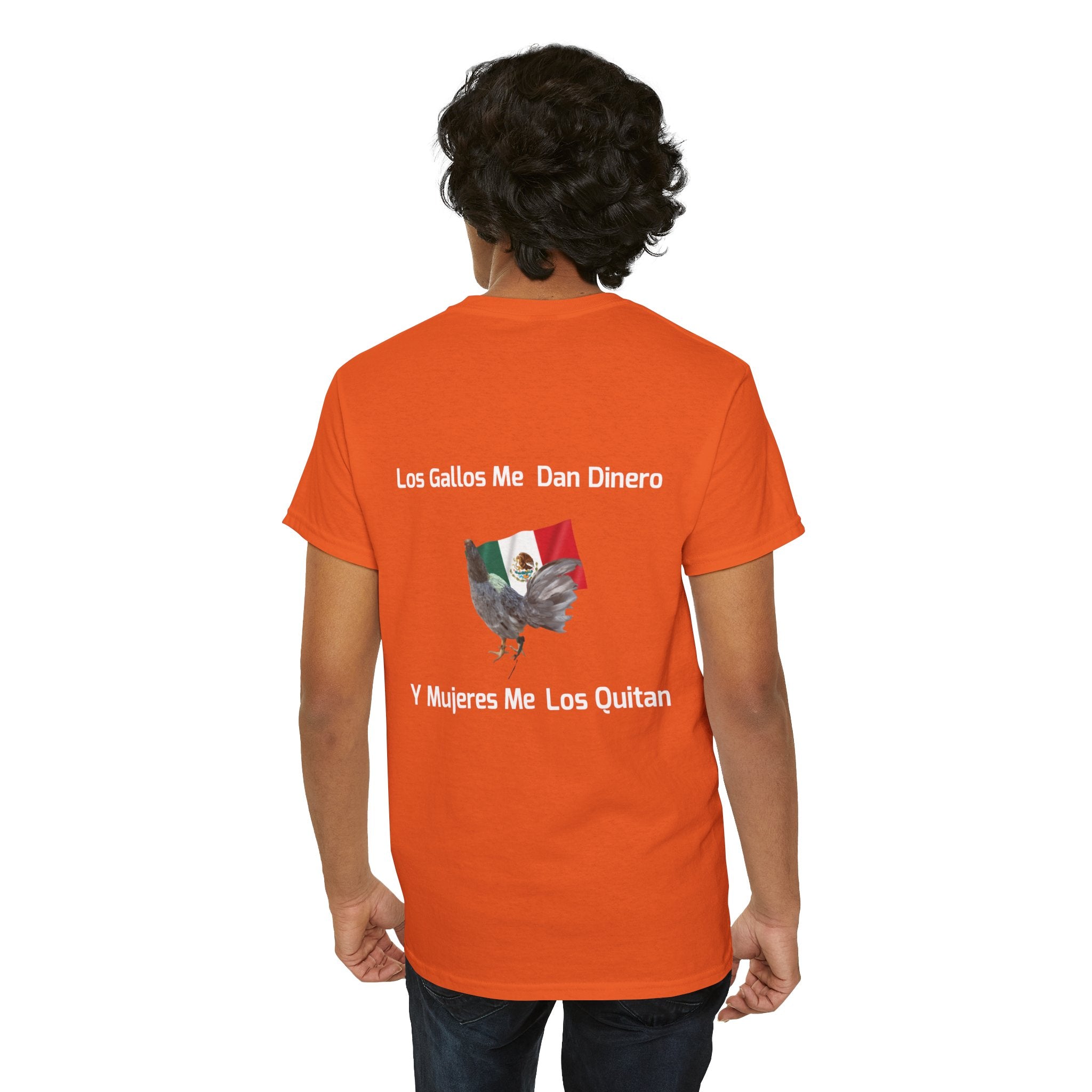 Henny-Gamefowl Tee — "Dro's Henny's Gamefarm" Mexican Flag Rooster Shirt