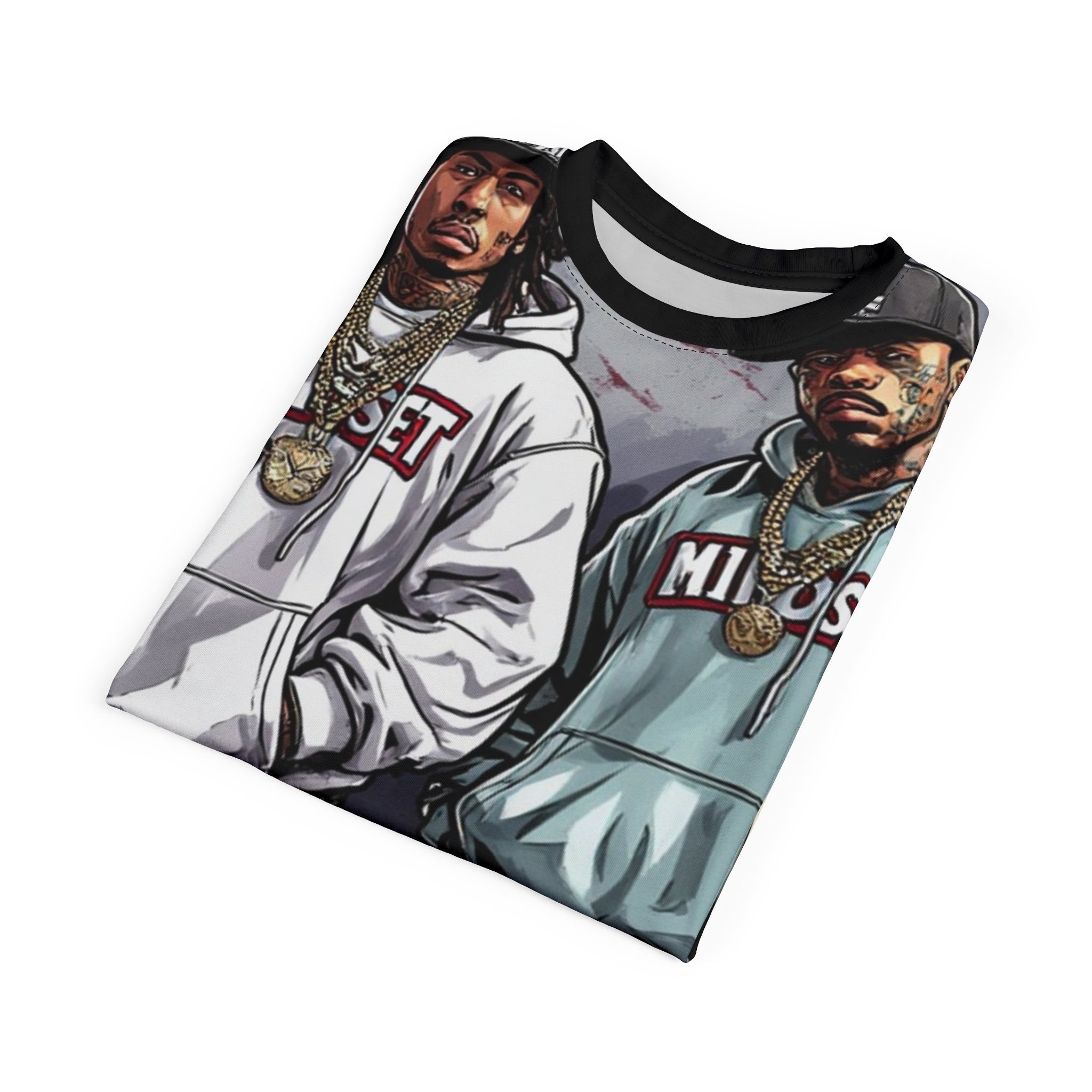 Mindset-Hip Hop Duo Graphic Tee — 'Mindset' Streetwear AOP Shirt