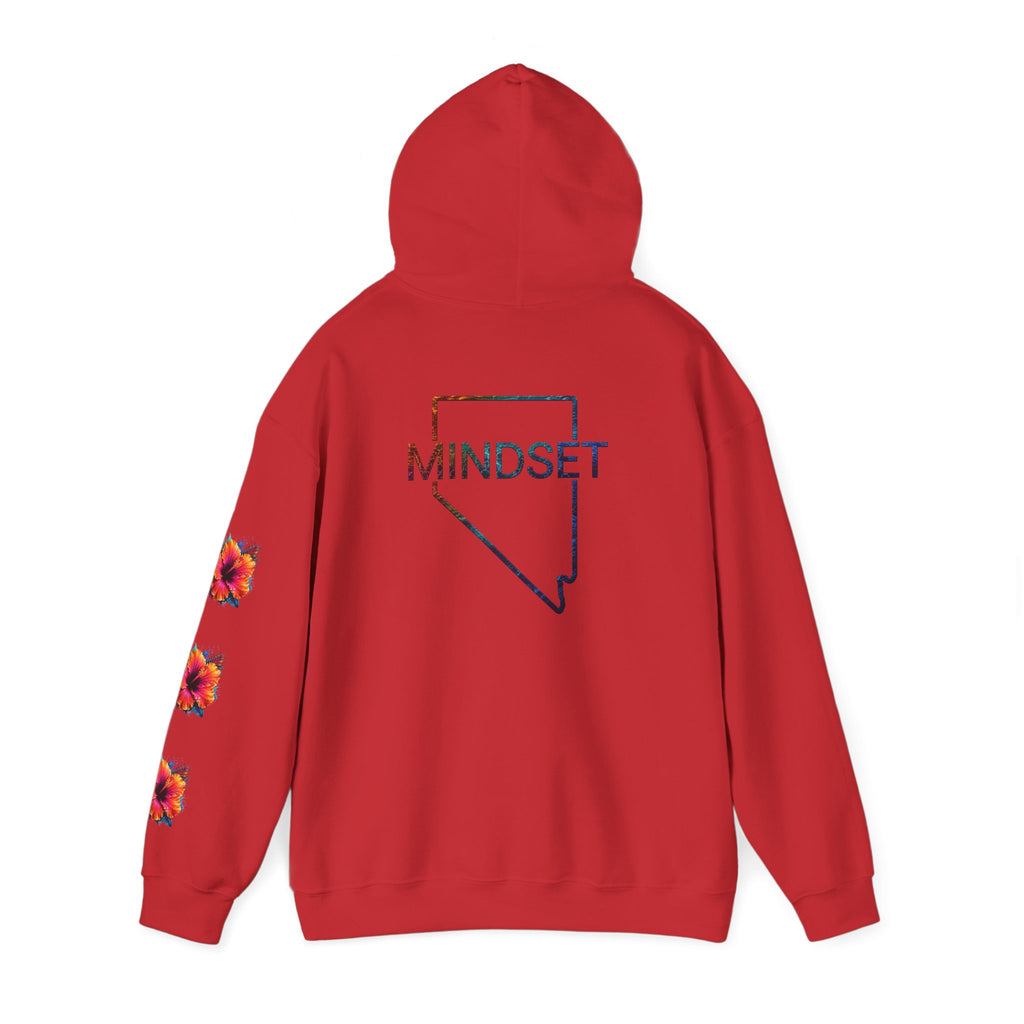 Tiff-Mindset Nevada Floral Hoodie — ‘Dream Believe’ Graphic Pullover