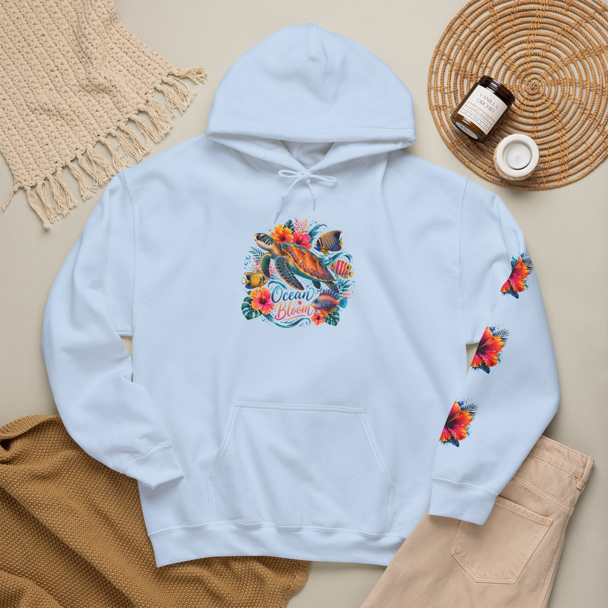 Tiff-Mindset Nevada Floral Hoodie — ‘Dream Believe’ Graphic Pullover