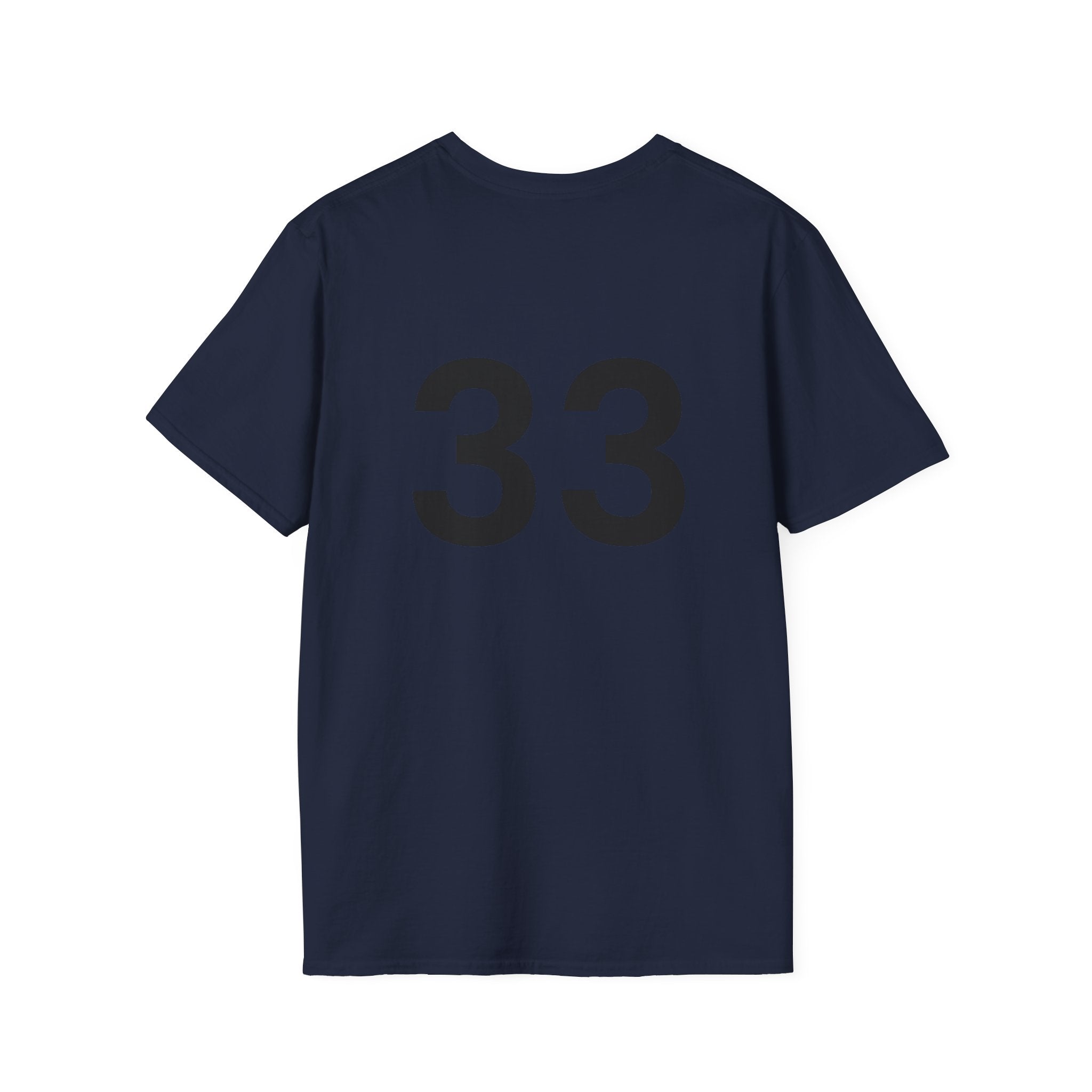 Rad- Life T-Shirt — Motocross Rider Tee with Back Number 33