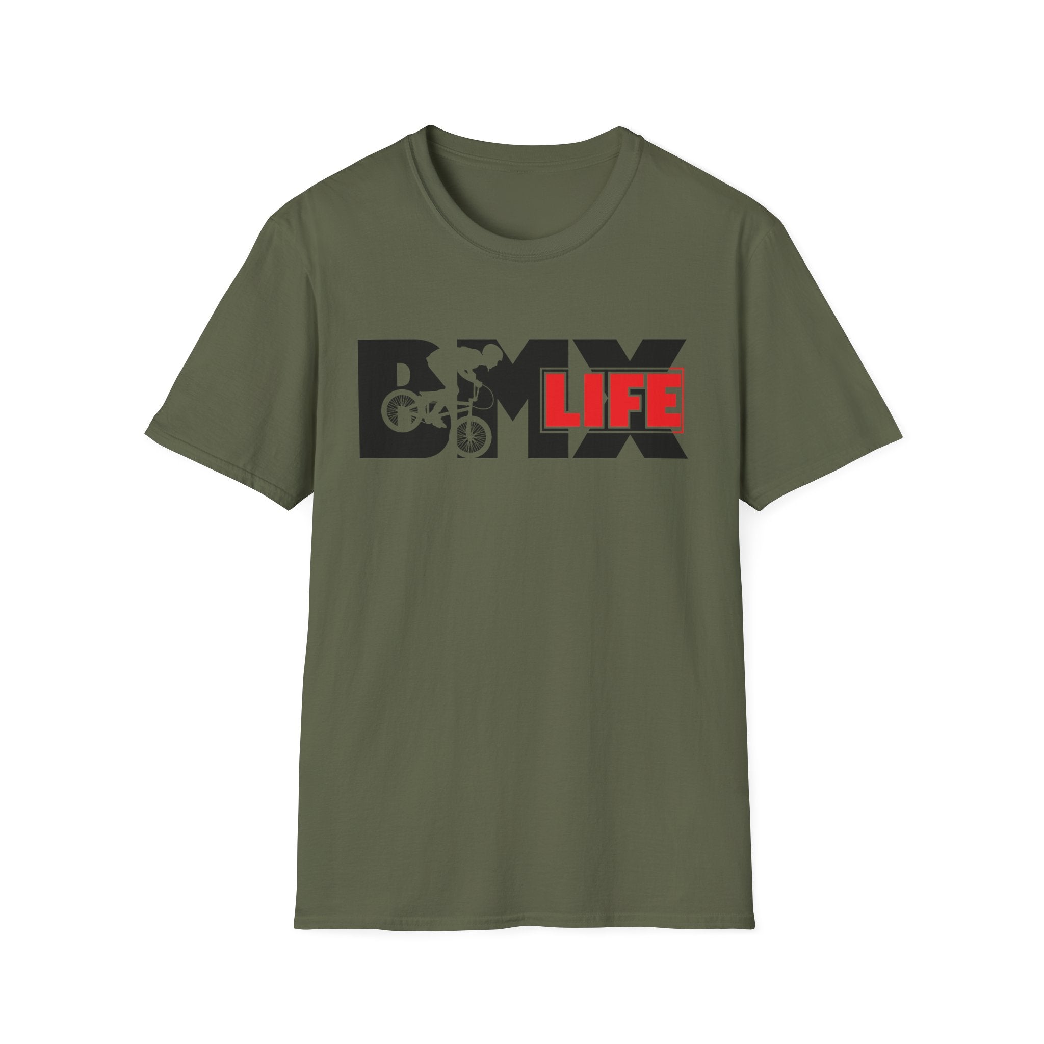 Rad- Life T-Shirt — Motocross Rider Tee with Back Number 33