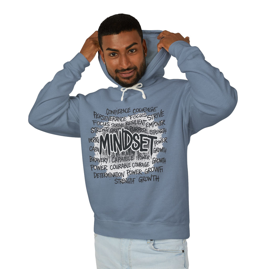 Mindset- Words Hoodie — Inspirational Typography Motivational Hoodie
