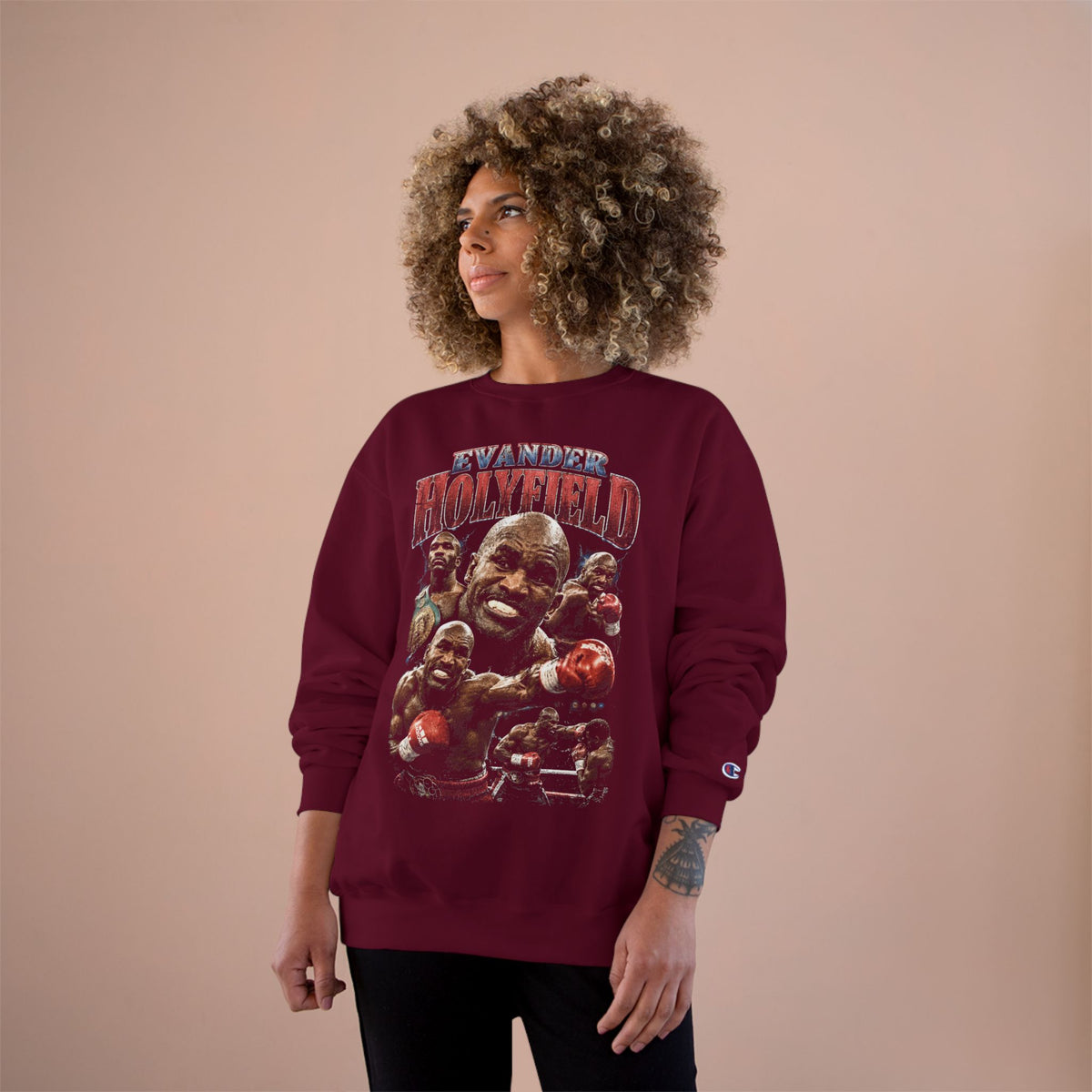 Retro Champion Tribute-Boxing Legend Sweatshirt