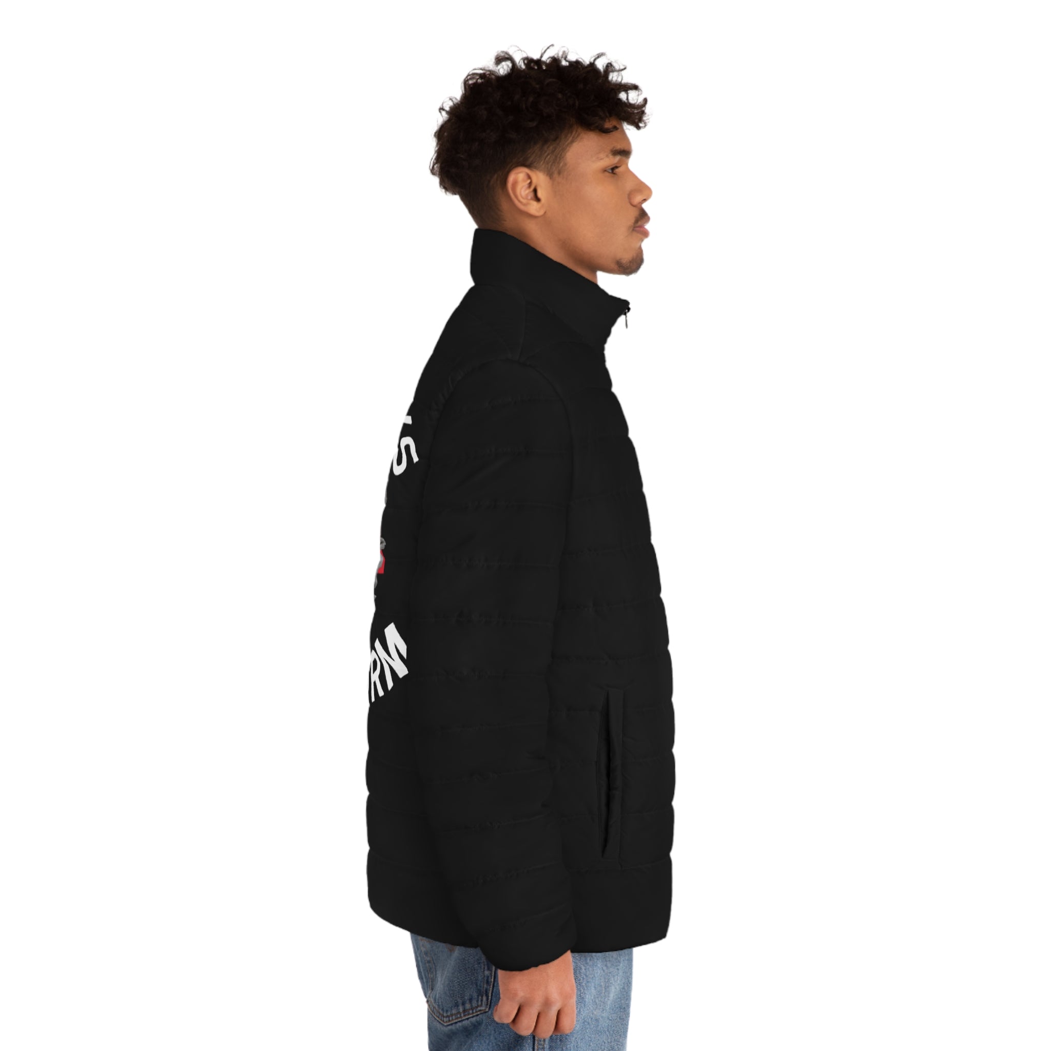 Henny-Gamefarm Puffer Jacket — "Dro's Henny's" Mexican Gamefowl Logo