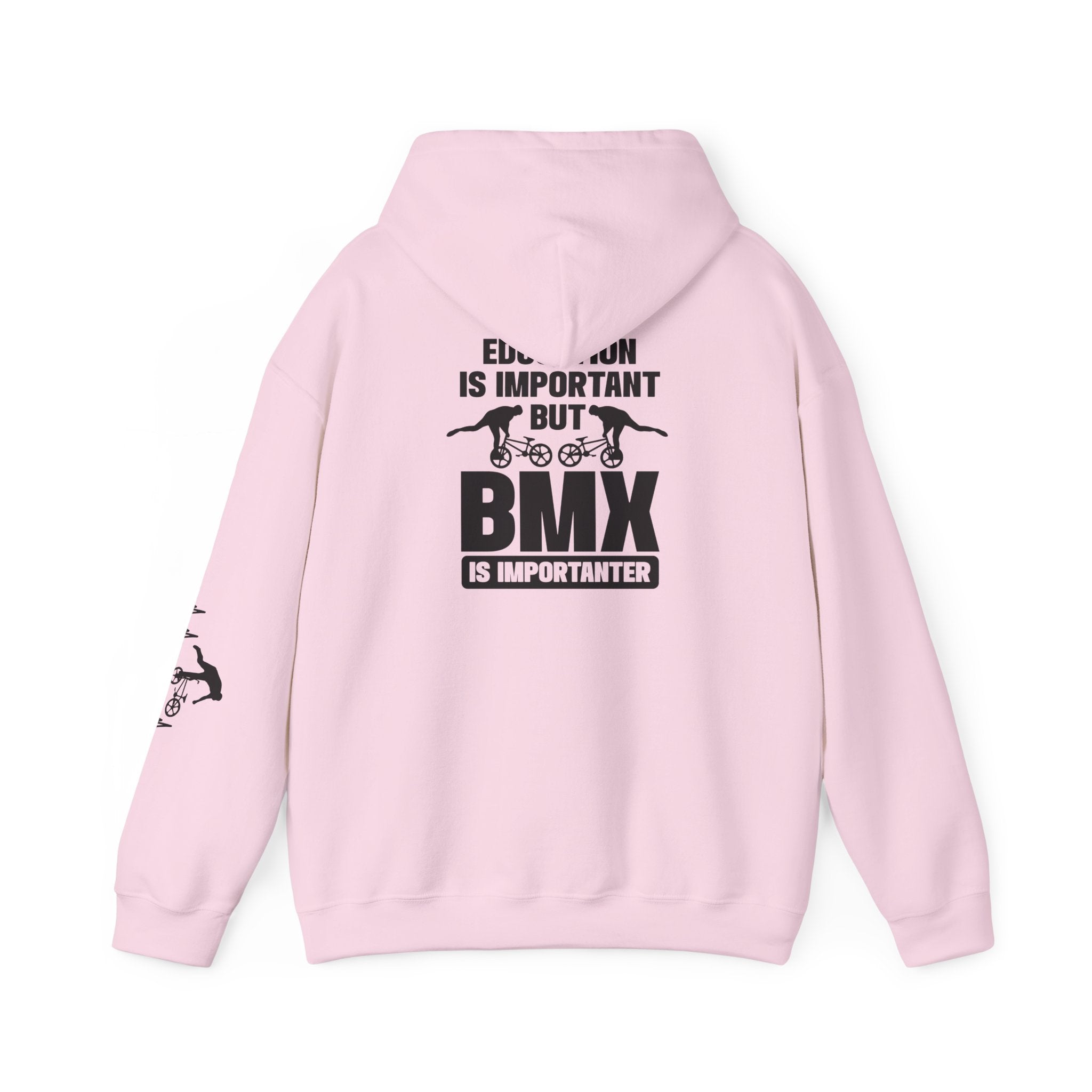 Rad-BMX Is Importanter Hoodie — Funny BMX Rider Sweatshirt