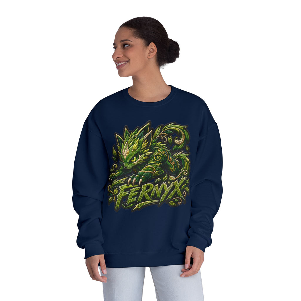 Shadow- "FERNYX" Green Graffiti Crewneck
