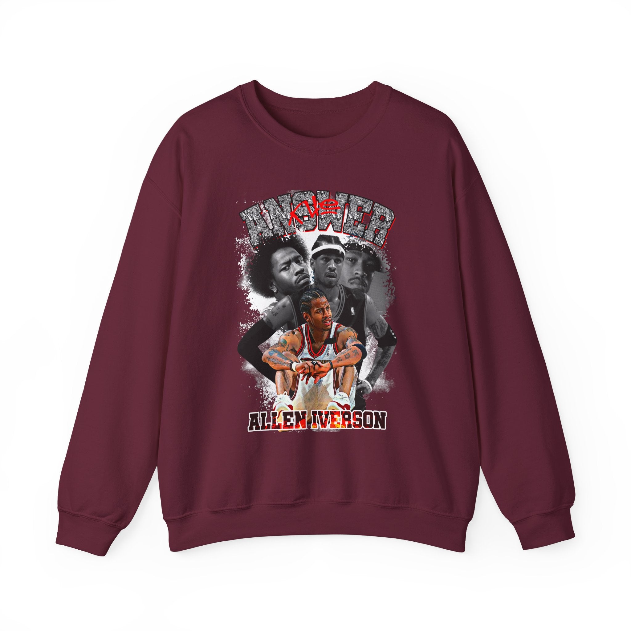 Retro-Allen Iverson Retro Crewneck Sweatshirt