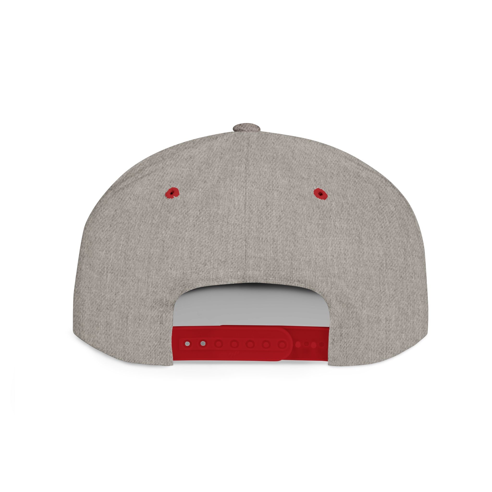 Rad-Flat Bill Snapback Hat — Retro 'Racer Racing' Embroidered Logo Cap