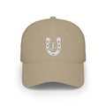 JG-Low Profile Baseball Cap — Lucky Horseshoe Embroidered Cap
