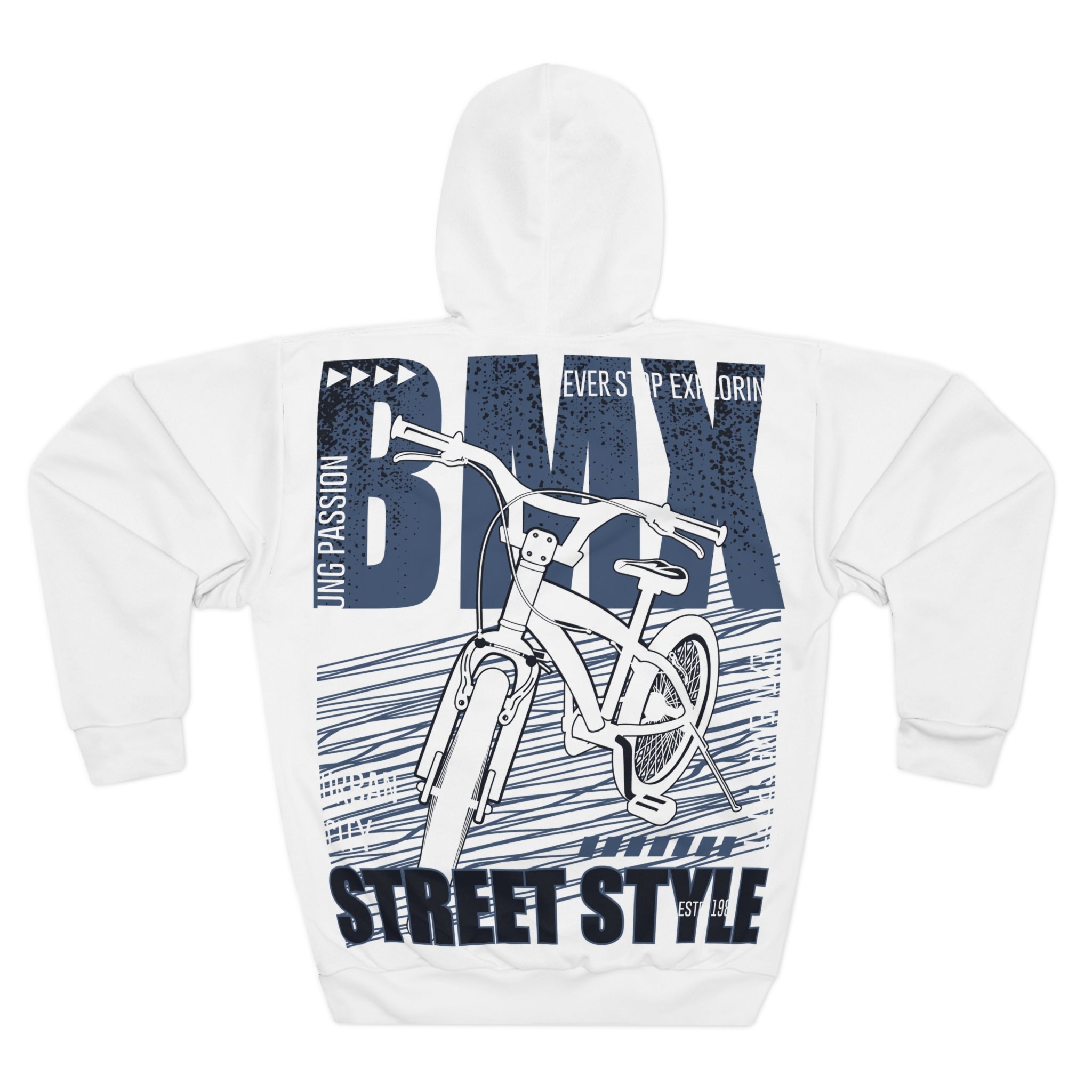 Rad-Bike Lover Hoodie – BMX Street Style Cycling Pullover