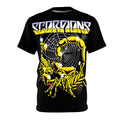 Metal- Graphic Tee – Yellow  Spiral Band Shirt