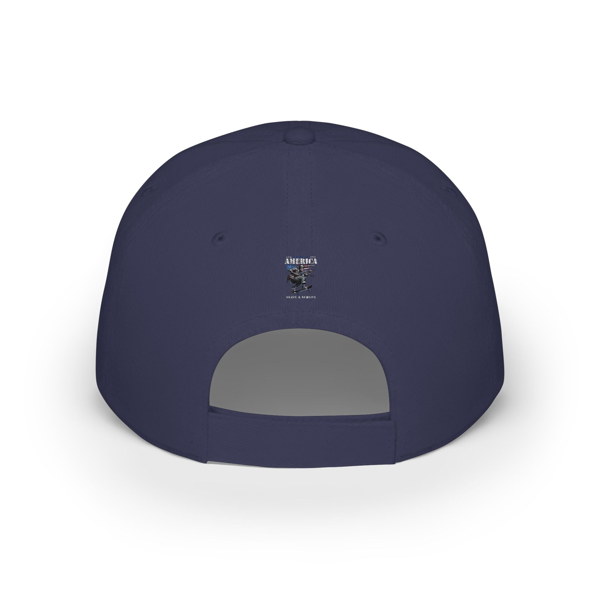 Ant-Low Profile Baseball Cap — Distressed American Flag "America First" Patriotic Hat