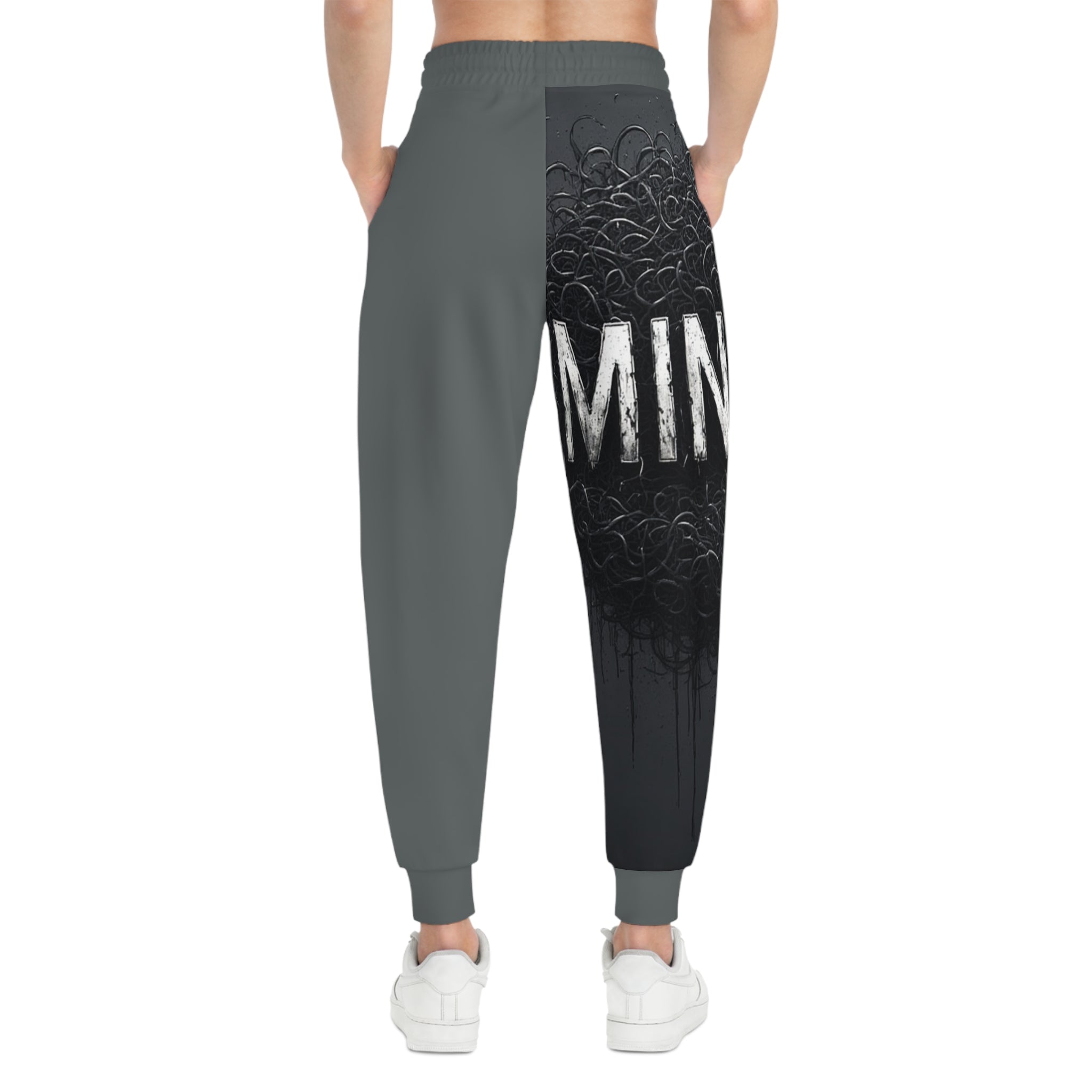 Mindset- Motivational 'Mindset Reset' Athletic Joggers — Graphic AOP Casual Sweatpants