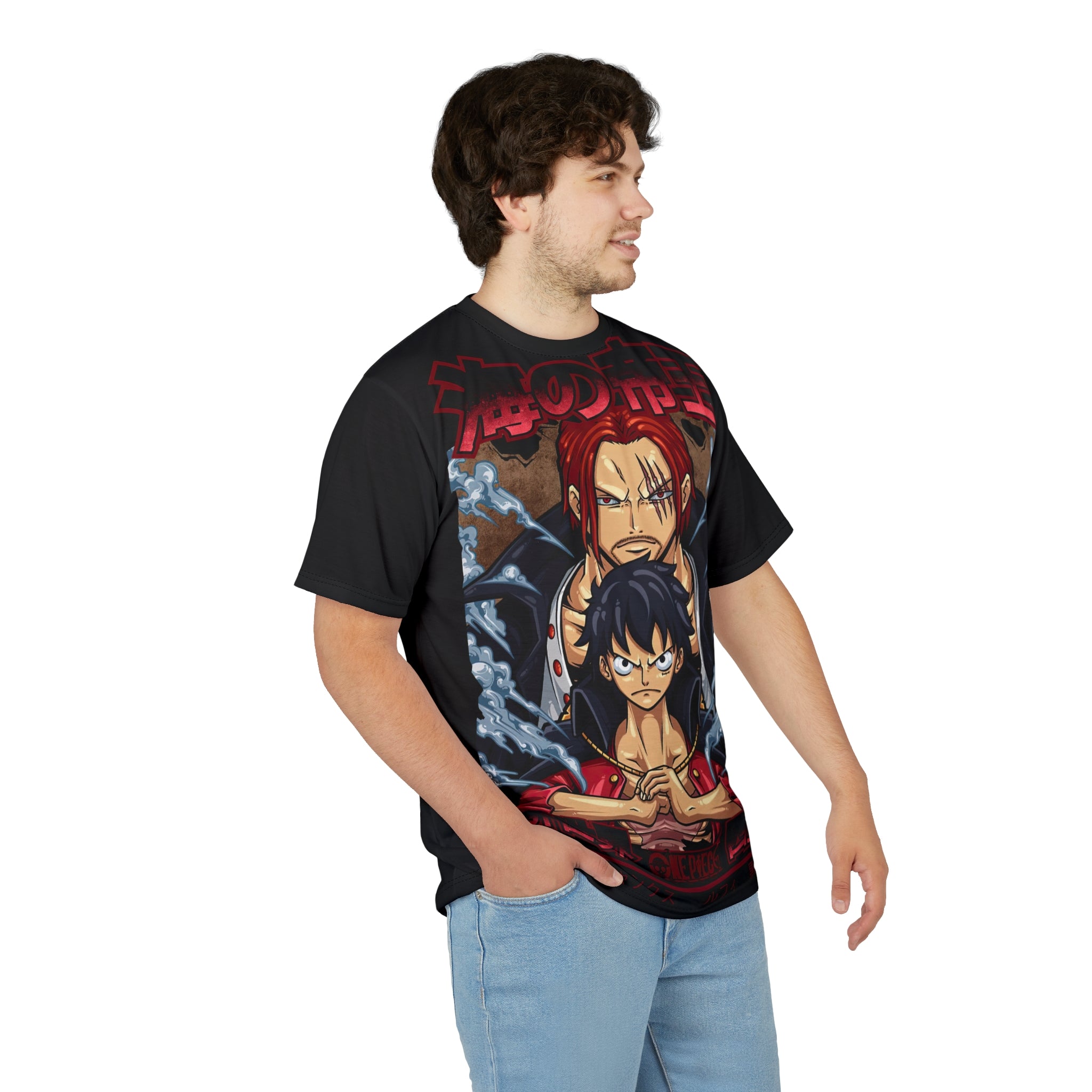 Anime- Pirate Crew T-Shirt — 'King of the Sea' Graphic Tee