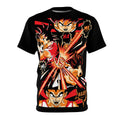 Dragon-VS Battle Anime Graphic Tee — Full-Print Fight Scene T-Shirt