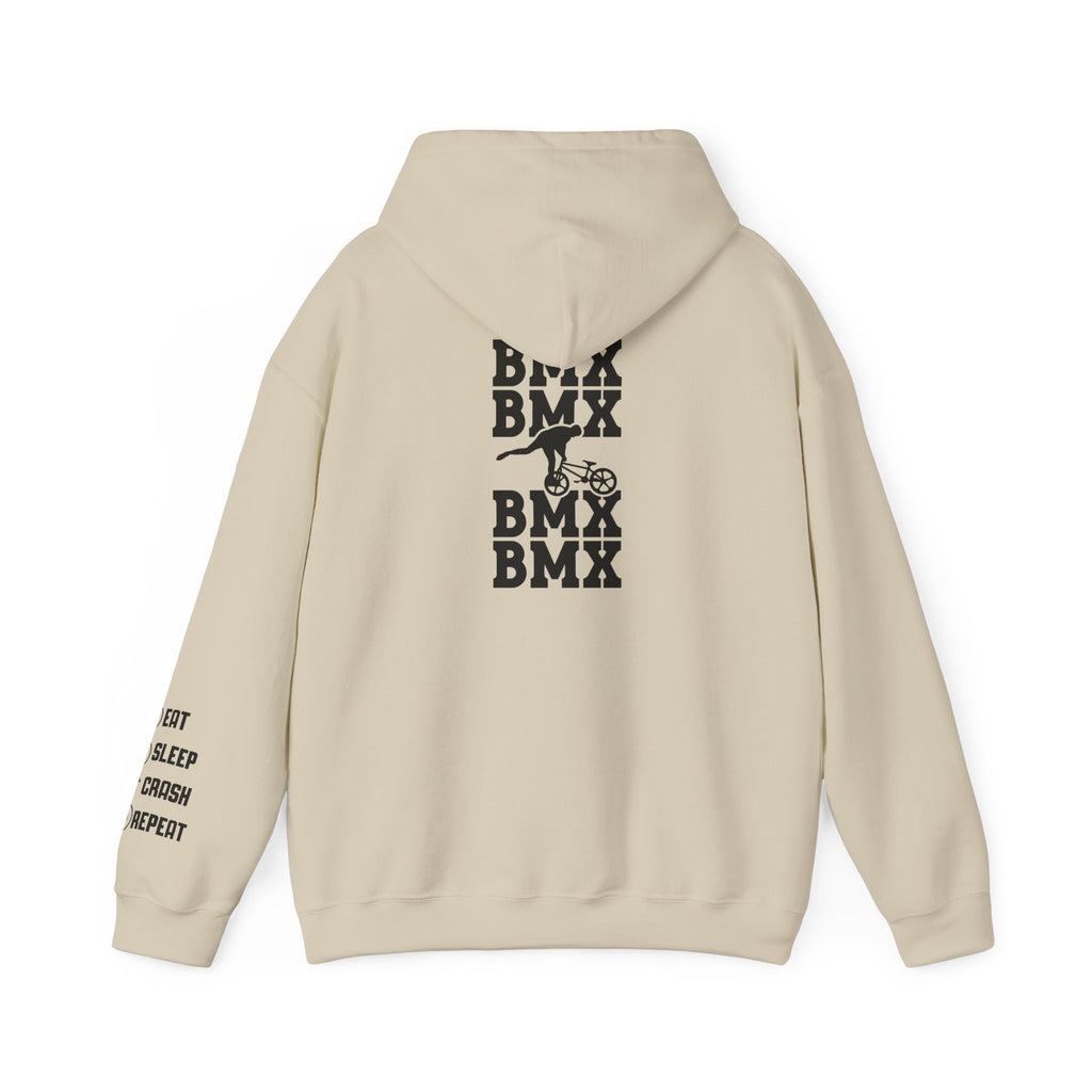 Rad-BMX Rider Hoodie — BMX Stunt Silhouettes Pullover for Riders & Fans