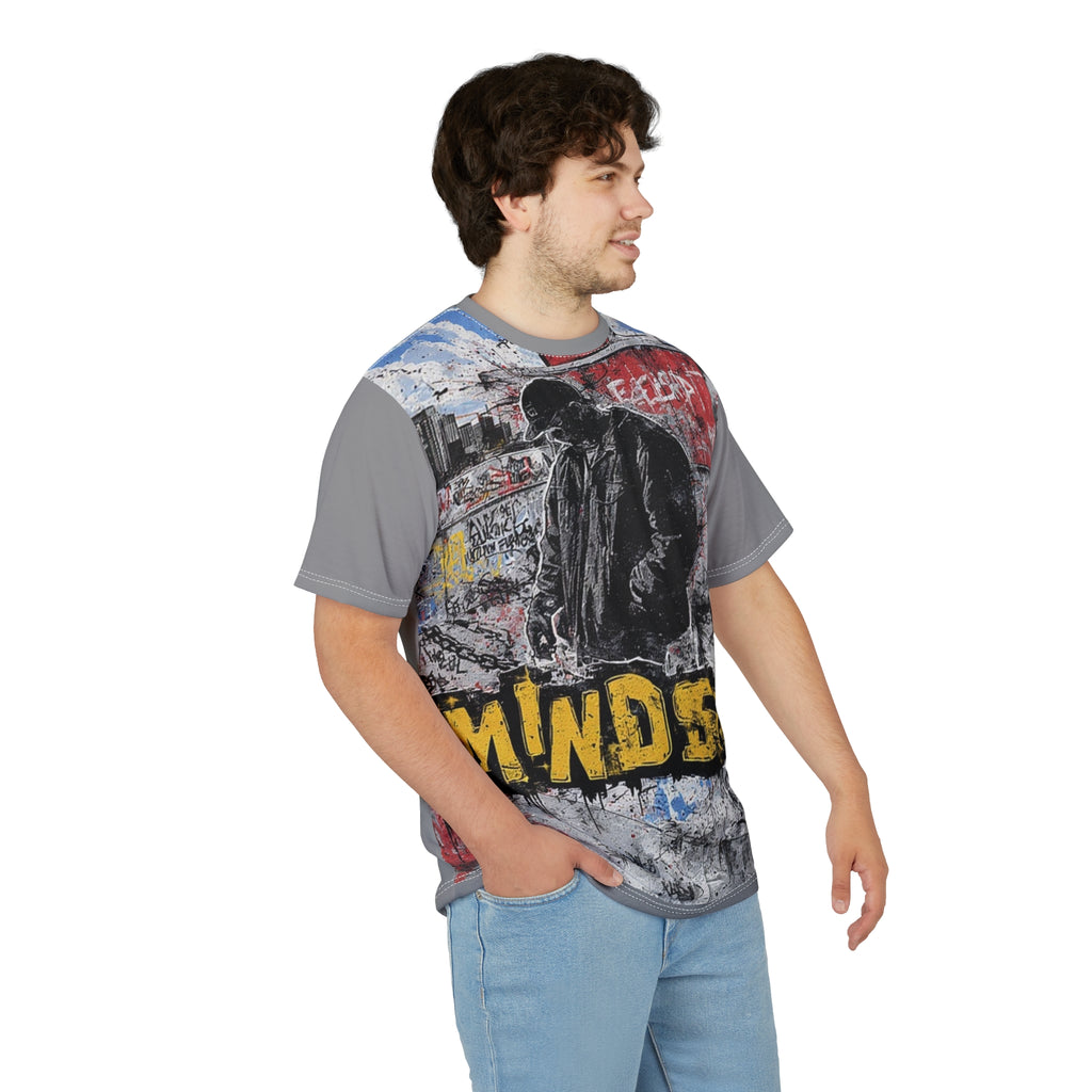 Mindset- Graffiti Tee — Urban Street Art All-Over Print T-Shirt