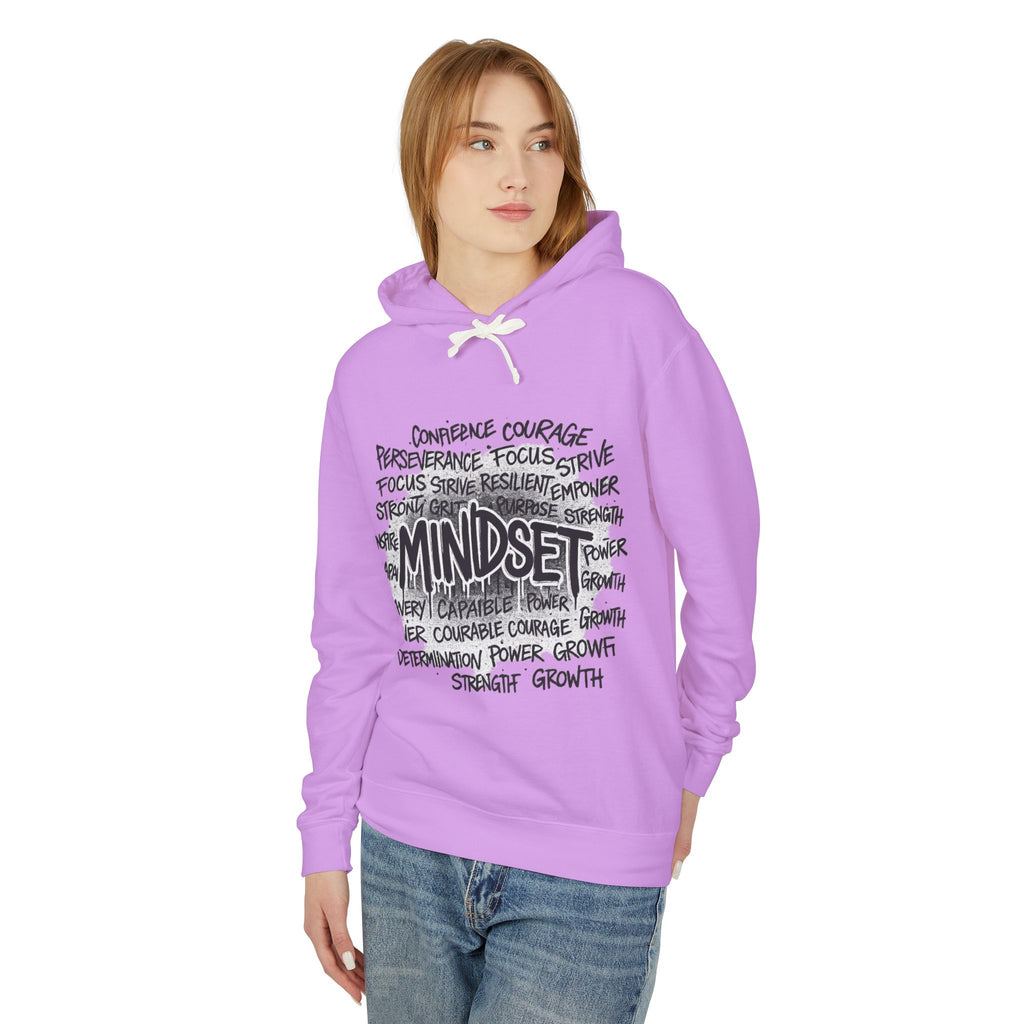 Mindset- Words Hoodie — Inspirational Typography Motivational Hoodie