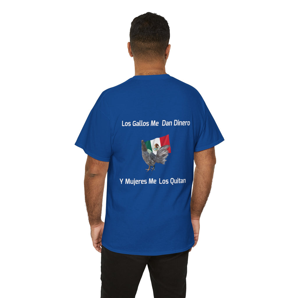 Henny-Gamefowl Tee — "Dro's Henny's Gamefarm" Mexican Flag Rooster Shirt