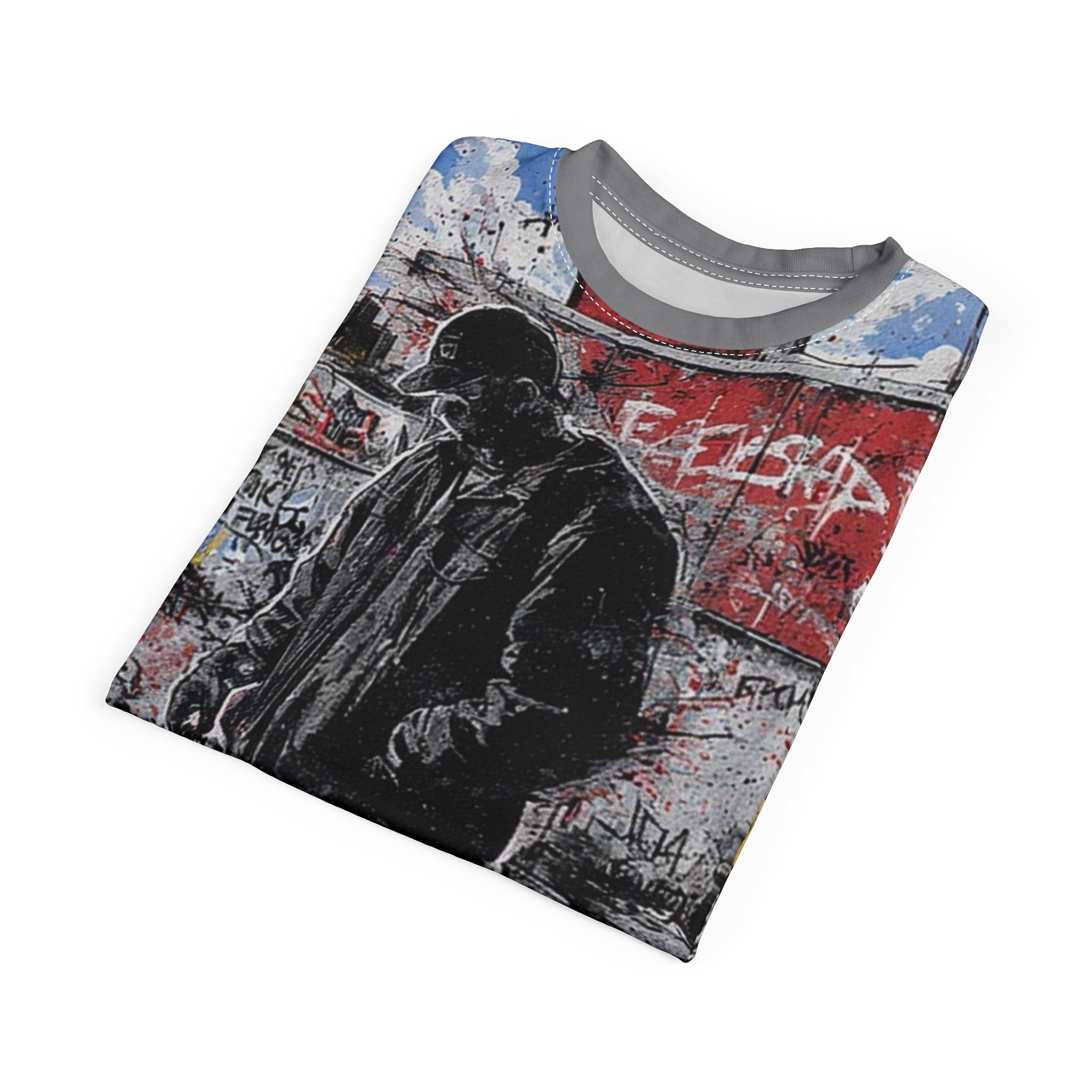 Mindset- Graffiti Tee — Urban Street Art All-Over Print T-Shirt