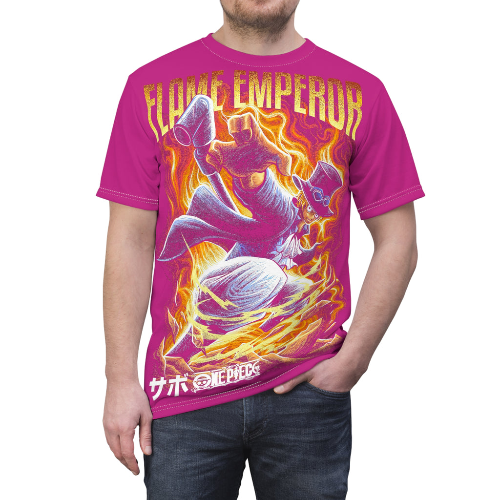Anime-Flame Graphic Tee — Bold Fiery Anime-Inspired Shirt