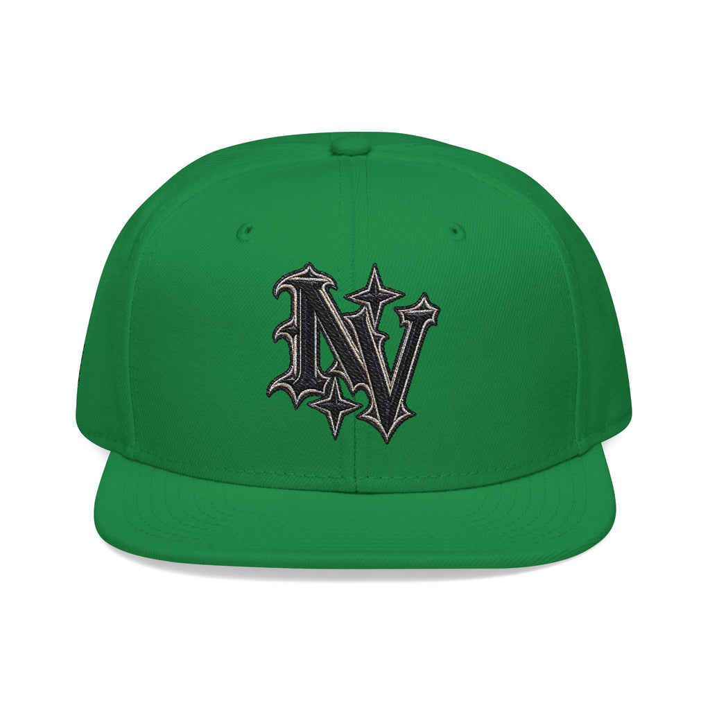 Hat-Embroidered V Diamond Snapback Hat — Streetwear Baseball Cap