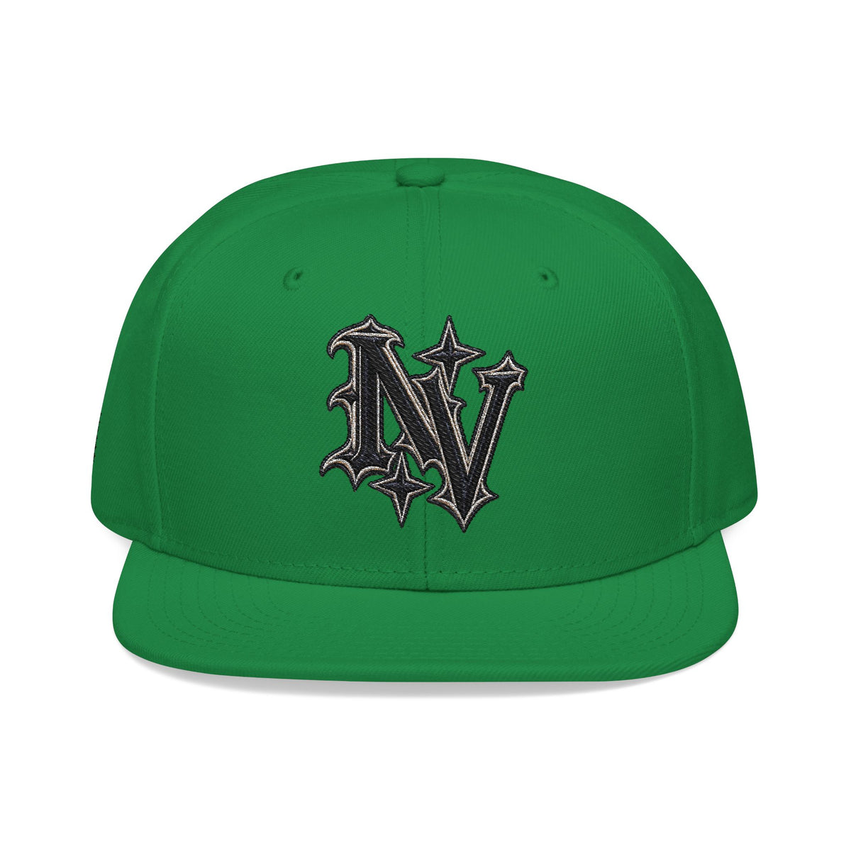 Hat-Embroidered V Diamond Snapback Hat — Streetwear Baseball Cap