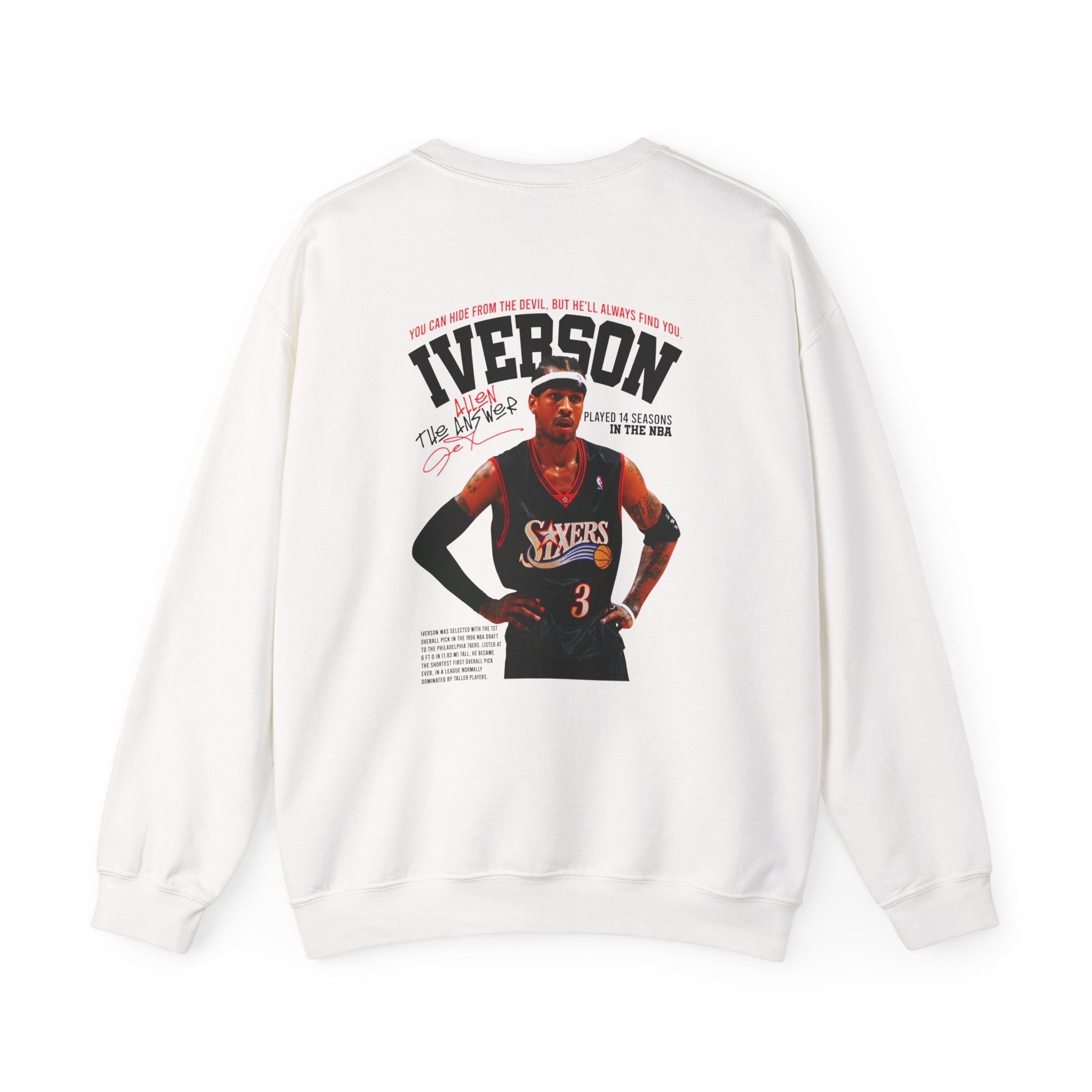 Retro-Allen Iverson Retro Crewneck Sweatshirt