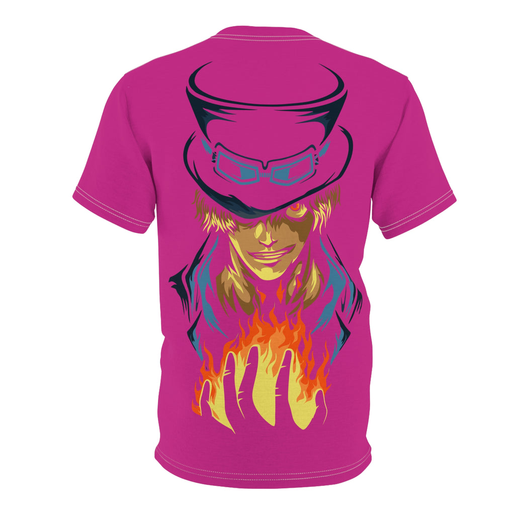 Anime-Flame Graphic Tee — Bold Fiery Anime-Inspired Shirt
