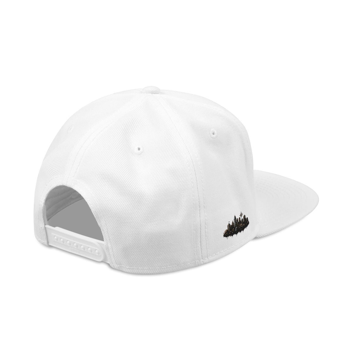 Hat-Embroidered 'Verité' Snapback Hat – Gold Sparkle Logo