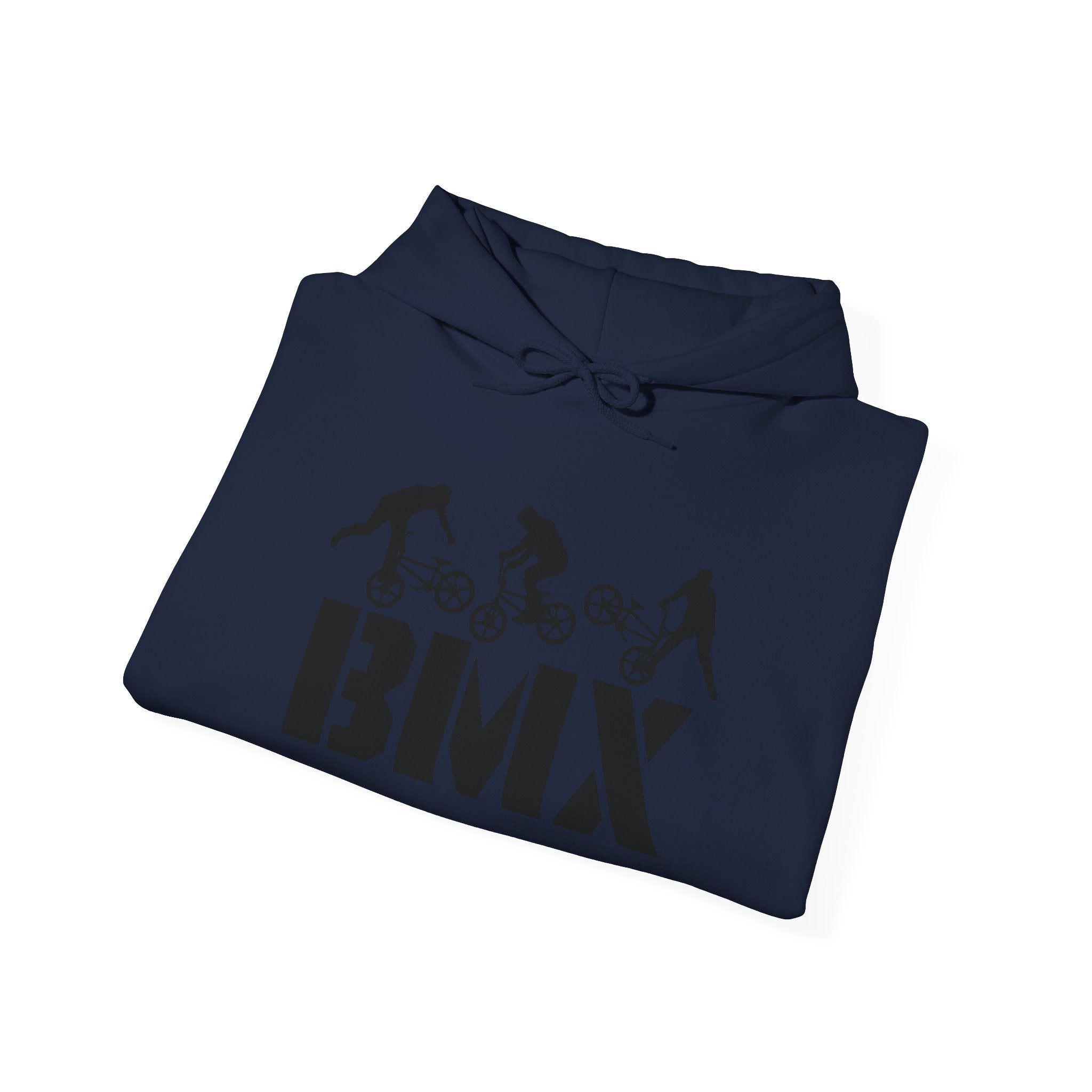 Rad-BMX Rider Hoodie — BMX Stunt Silhouettes Pullover for Riders & Fans