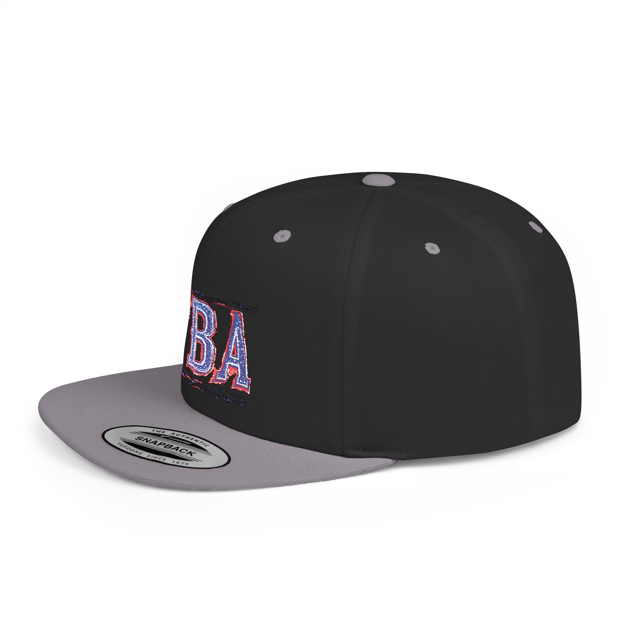 FBA- Distressed Patch Snapback Hat