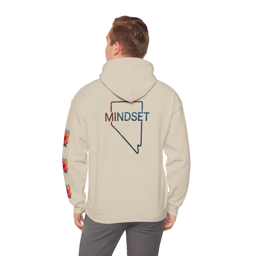 Tiff-Mindset Nevada Floral Hoodie — ‘Dream Believe’ Graphic Pullover