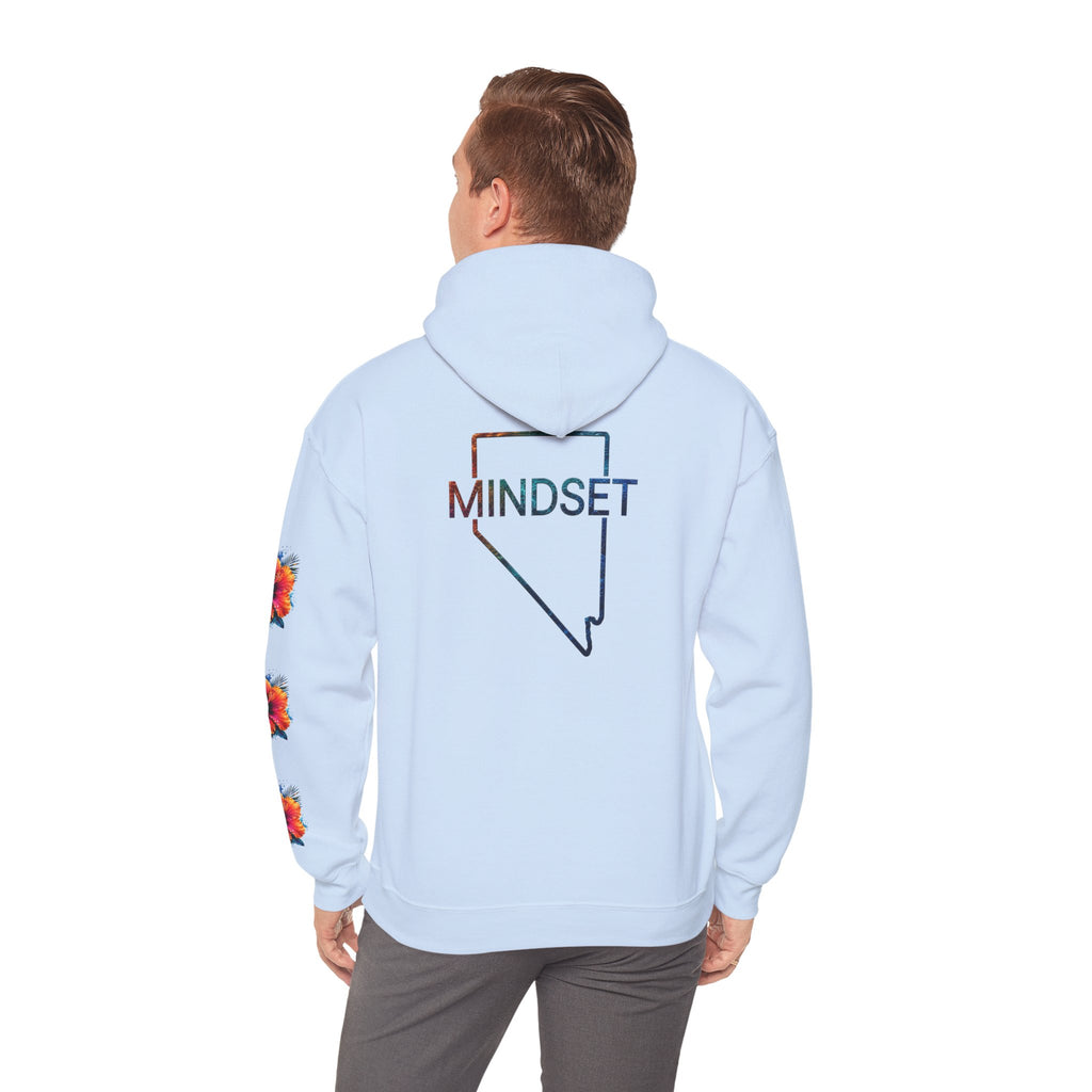 Tiff-Mindset Nevada Floral Hoodie — ‘Dream Believe’ Graphic Pullover