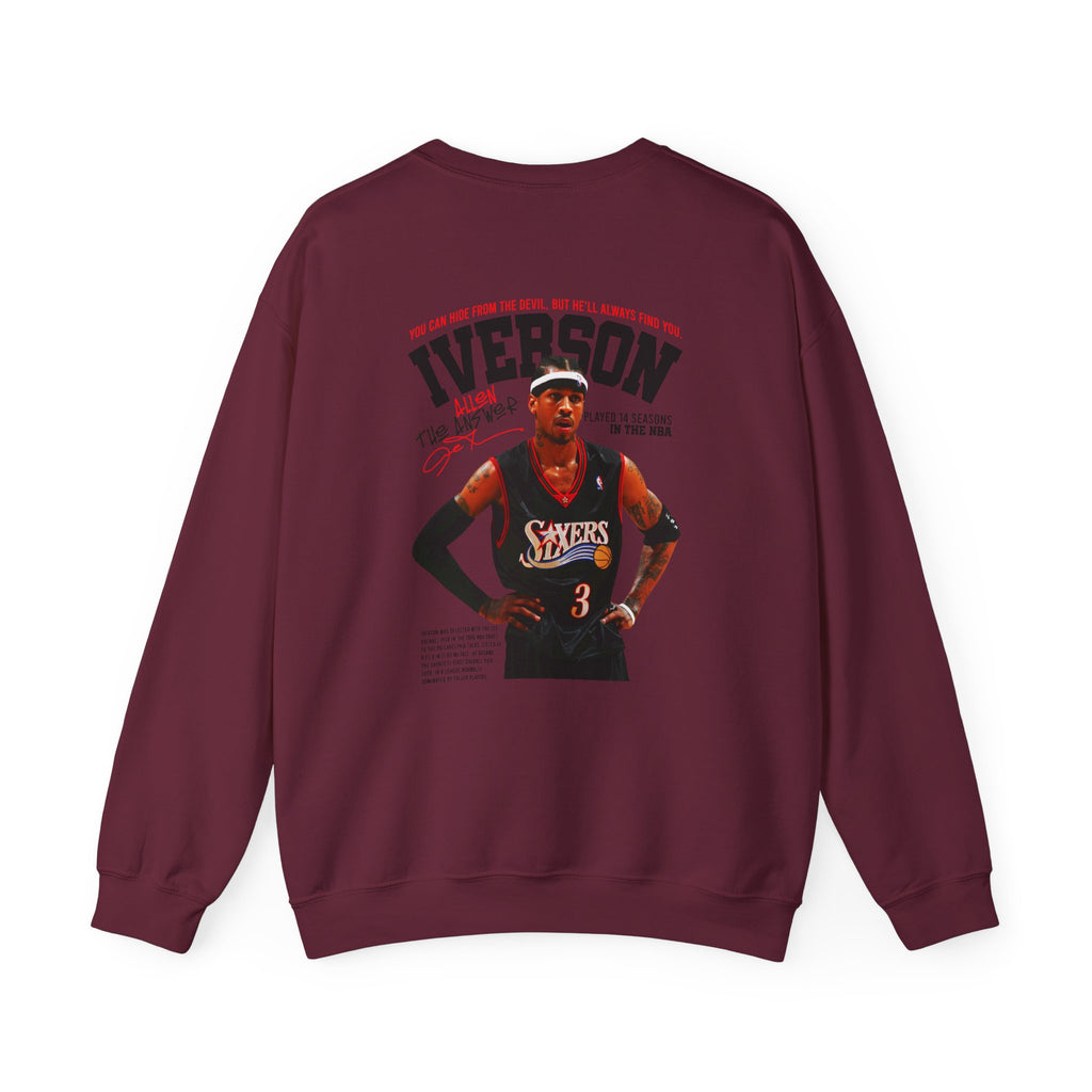 Retro-Allen Iverson Retro Crewneck Sweatshirt