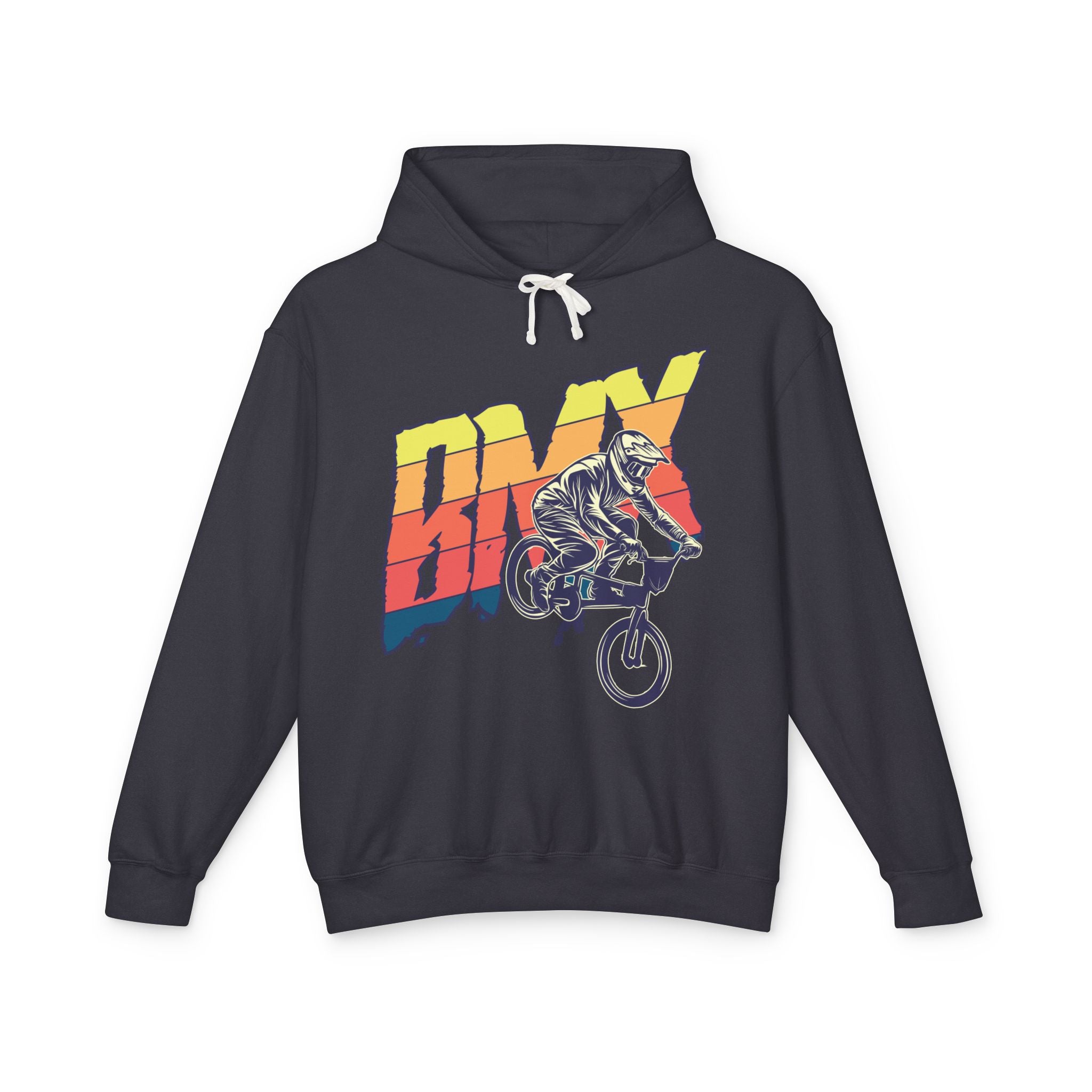 Rad- BMX Vintage Rider Hoodie — Retro BMX Sweatshirt for Cyclists & Fans