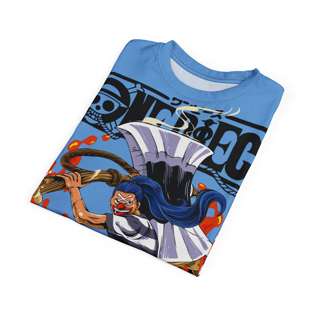 Anime -Pirate Crew Graphic Tee — Flame Warrior All-Over Print